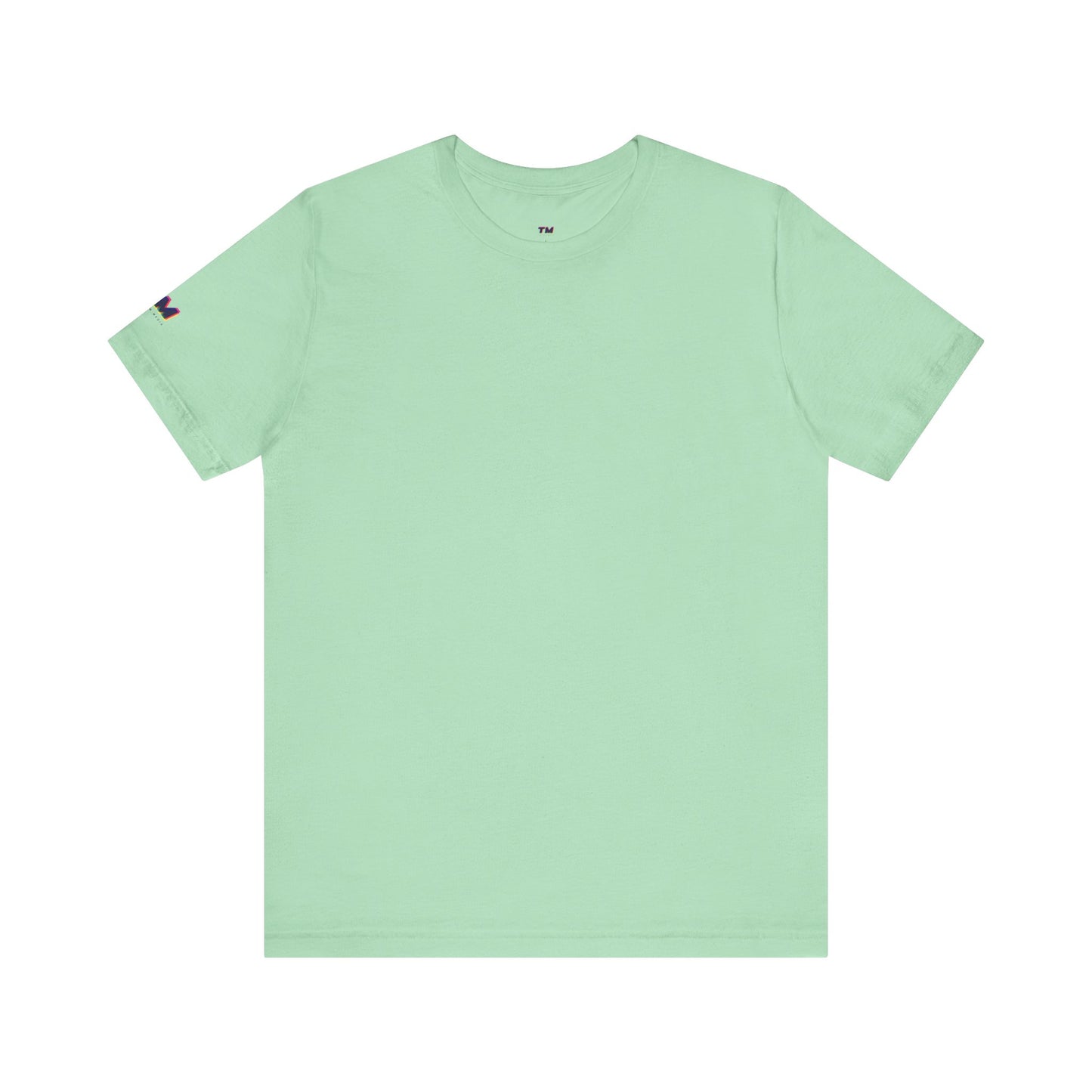 Light green t-shirt on a white background