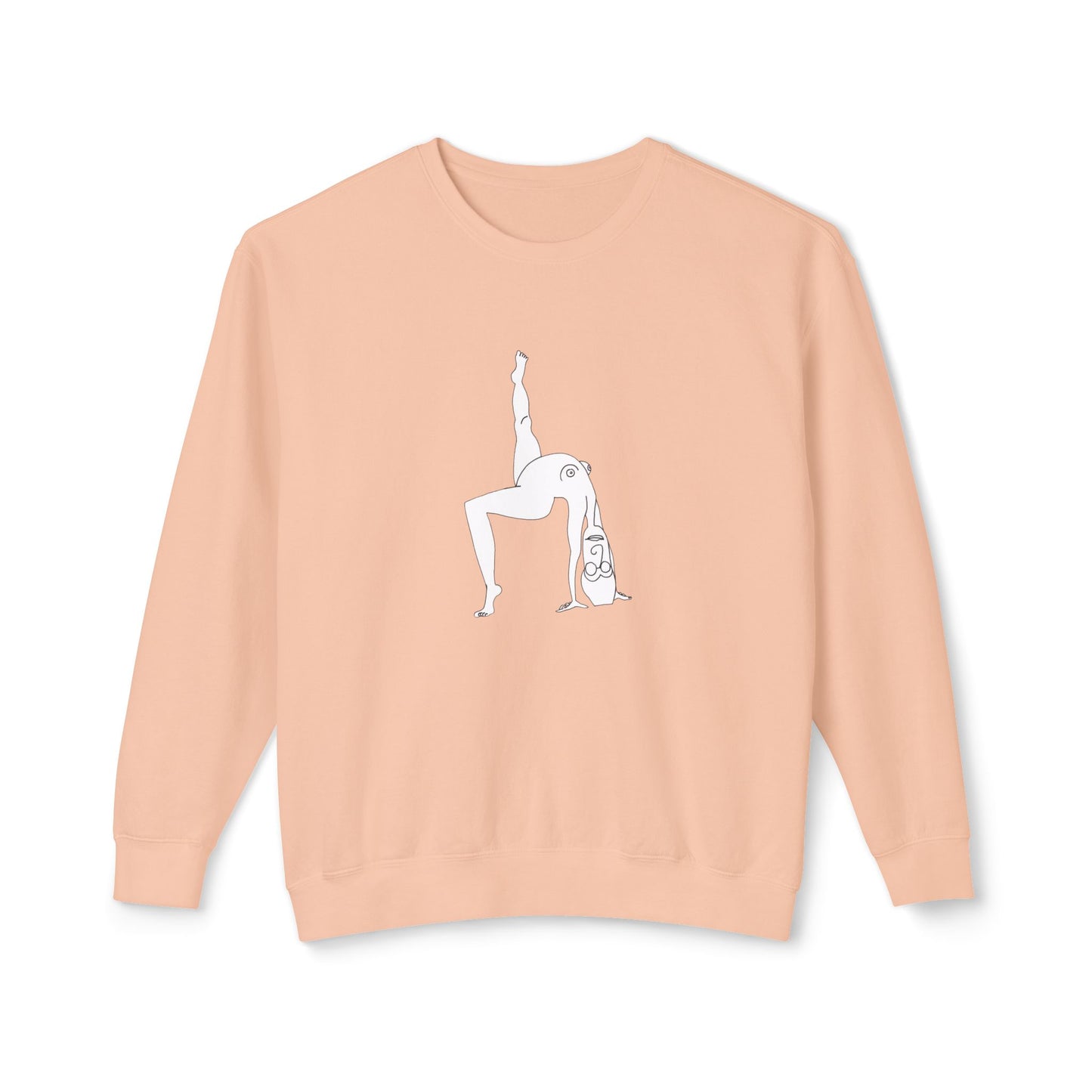 Elastika Girl - Unisex Lightweight Crewneck Sweatshirt