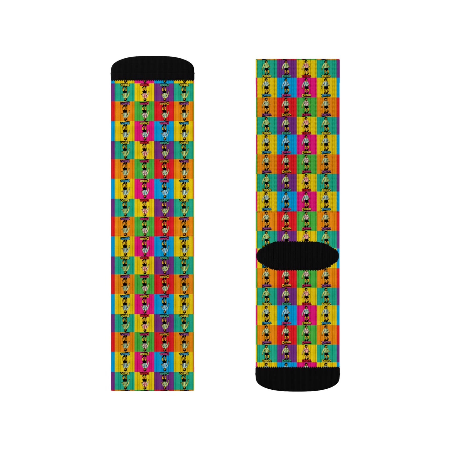 Diego Maradona Pop Art Unisex Crew Socks