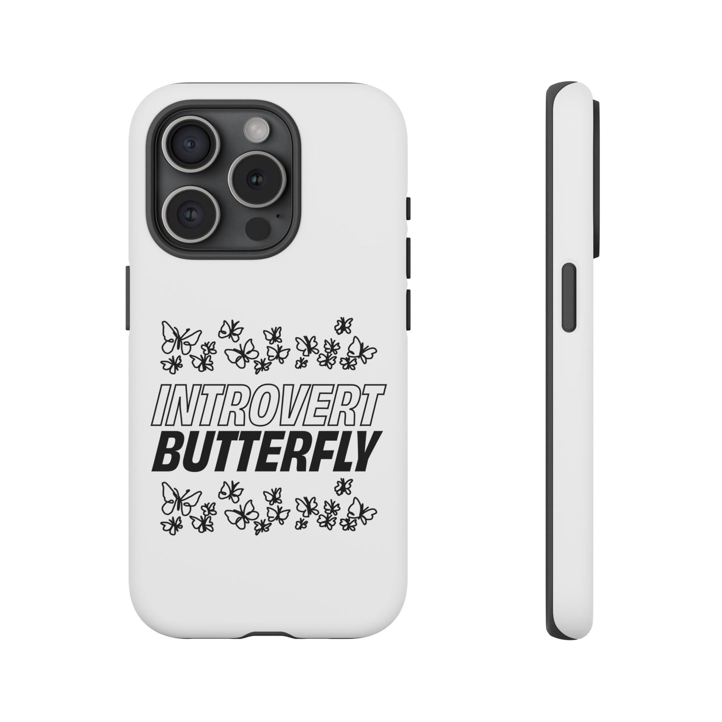 Introvert Butterfly Phone Case