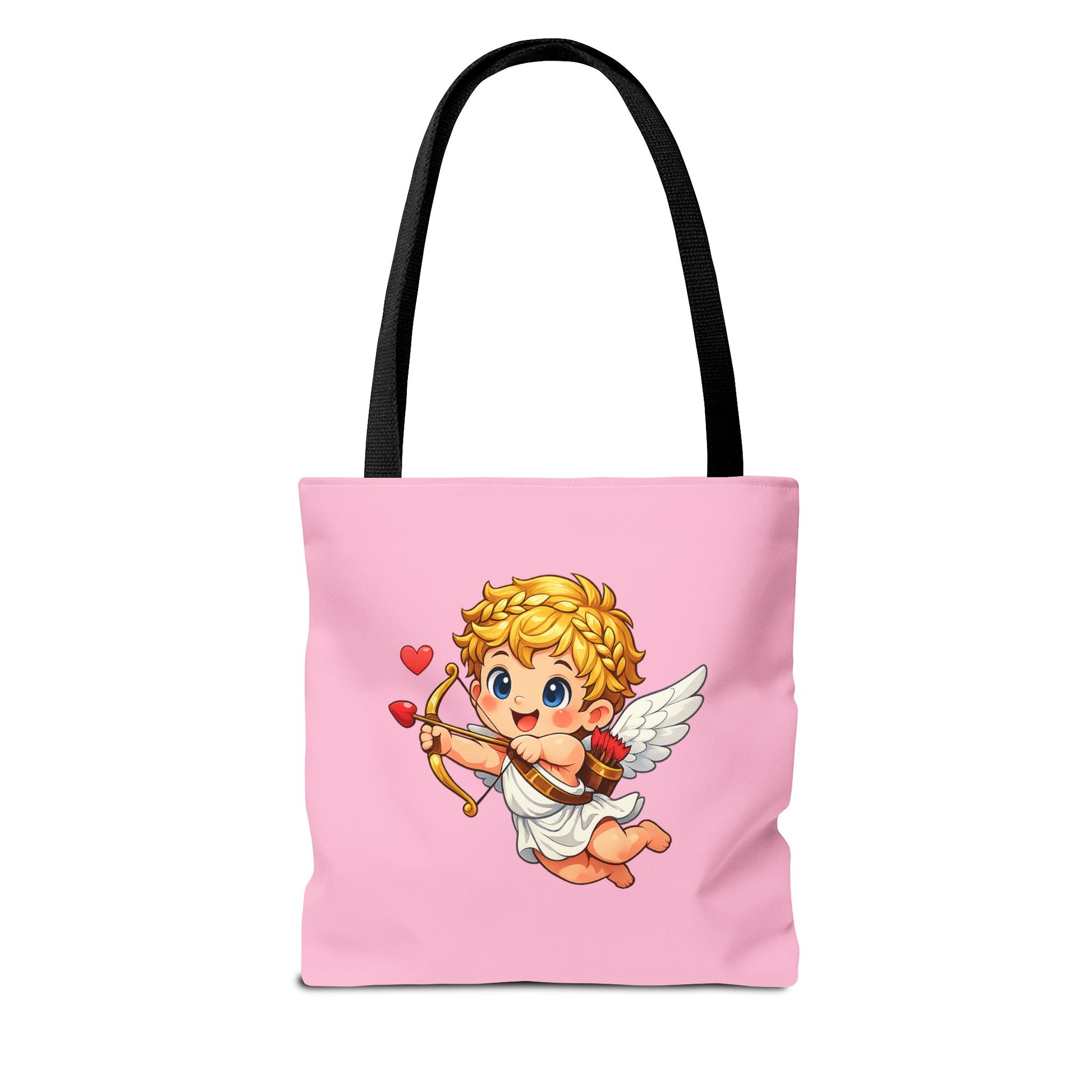 Cupid Tote Bag lifestyle image carried casually for everyday use