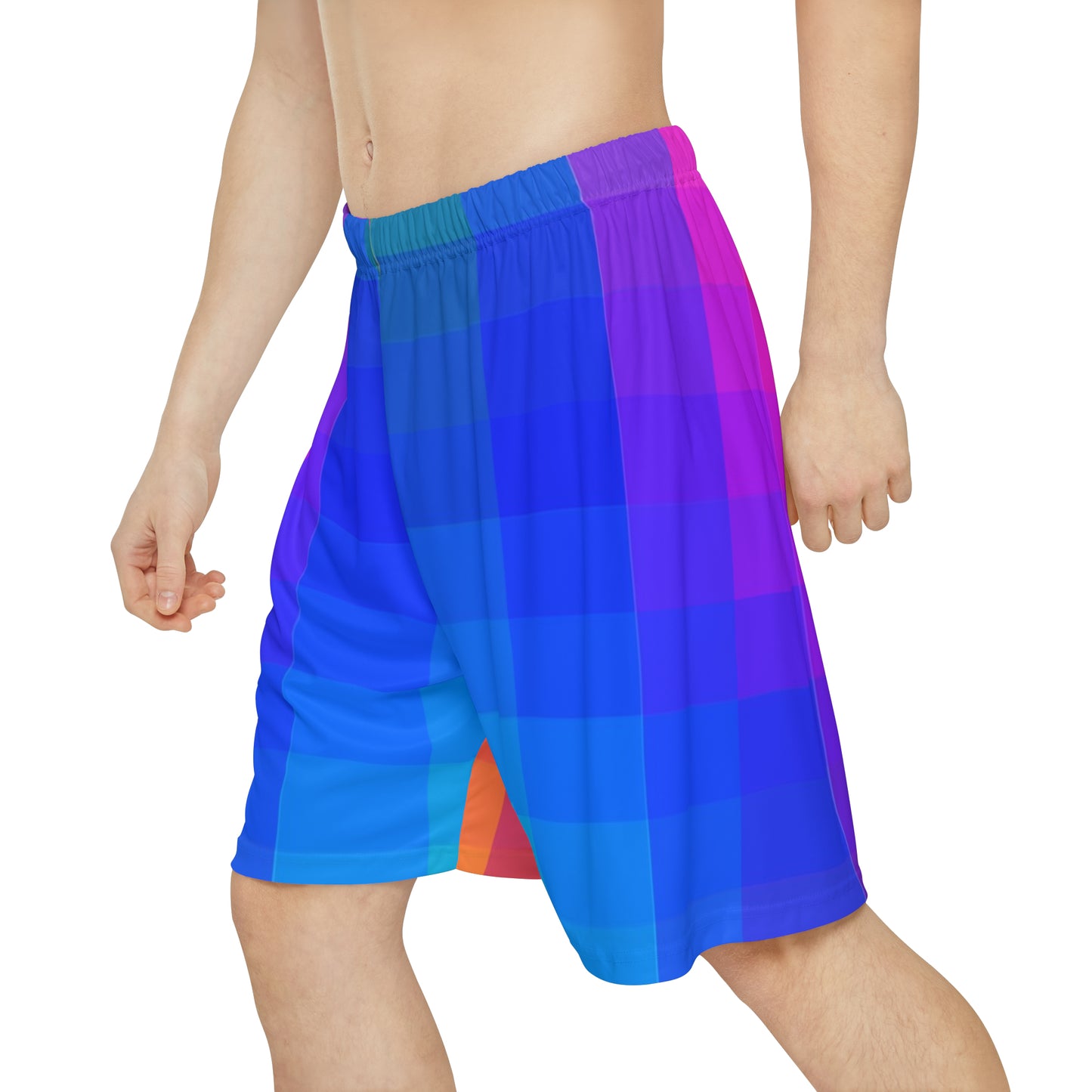 8-bit Rainbow Men’s Shorts