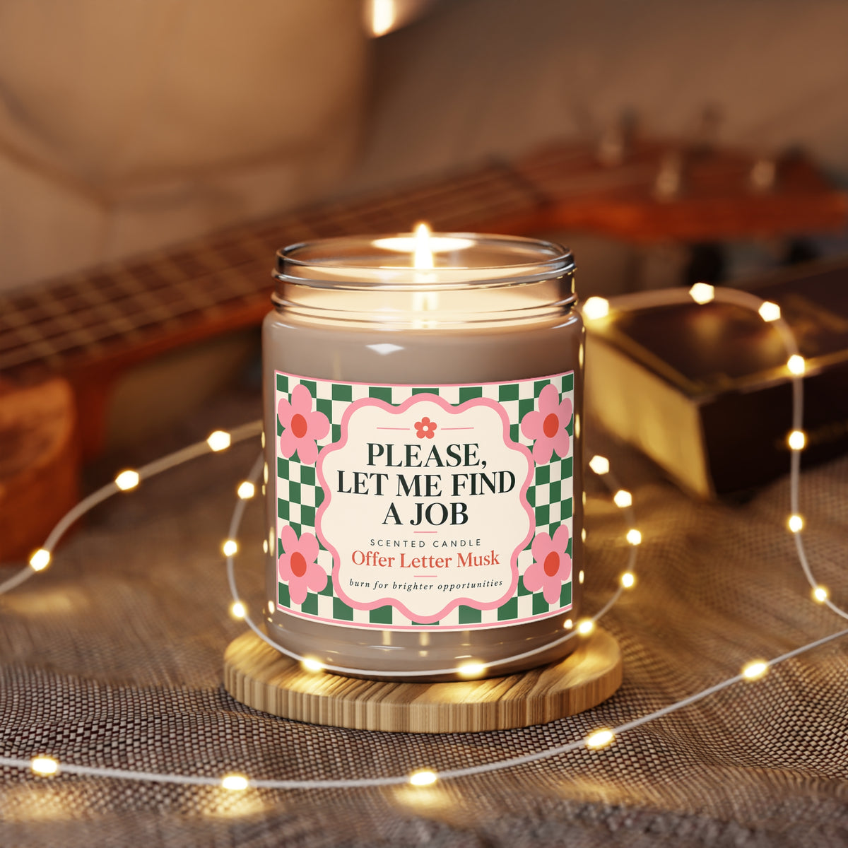 Please, Let Me Find A Job Candle – Funny Motivation Soy Candle