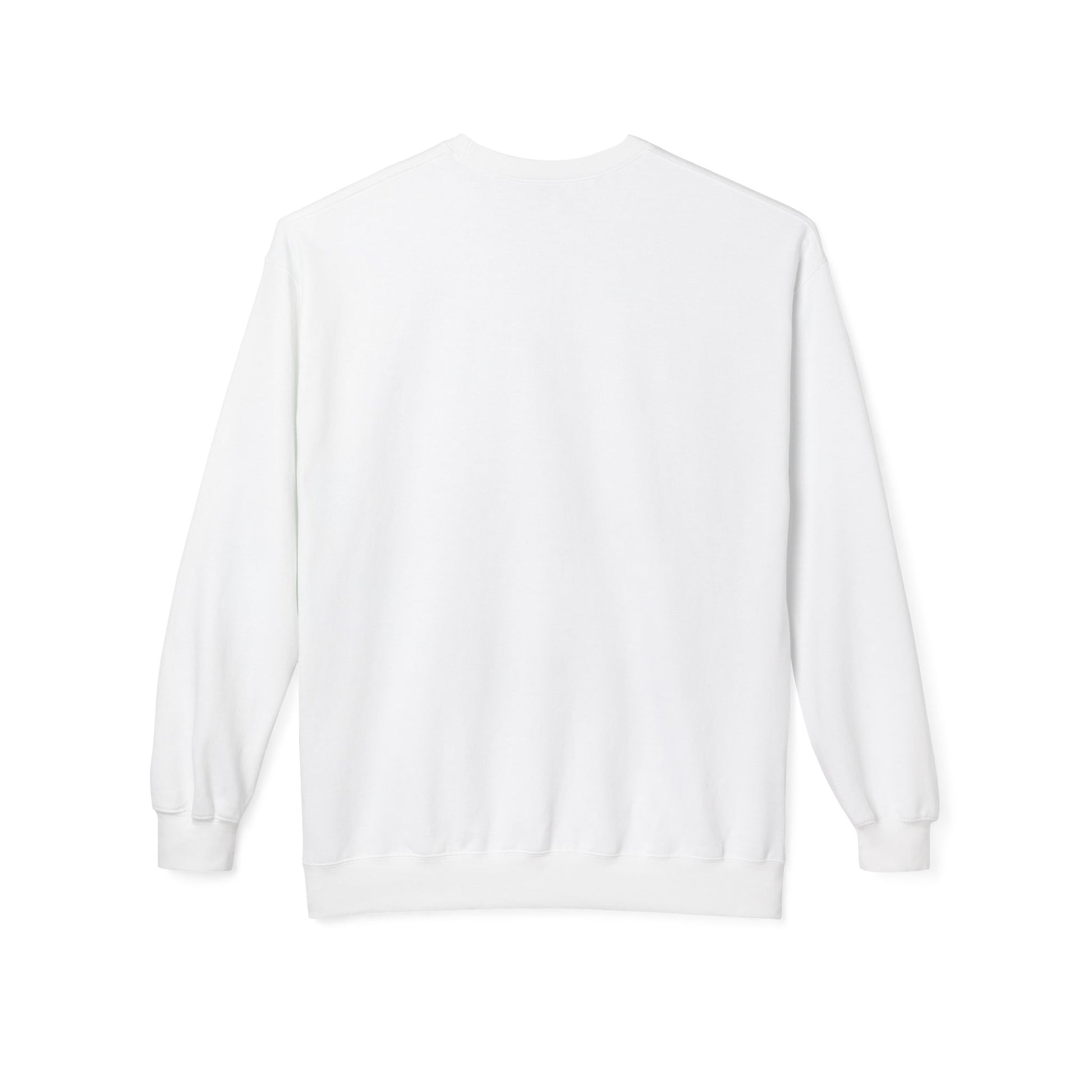 White sweatshirt on a white background