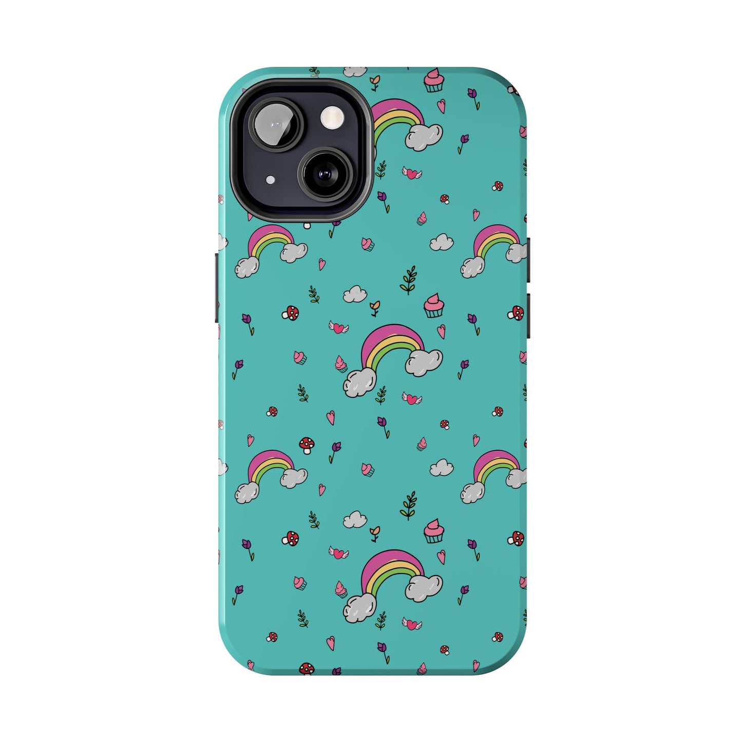 Lovey Rainbow Tough Phone Case