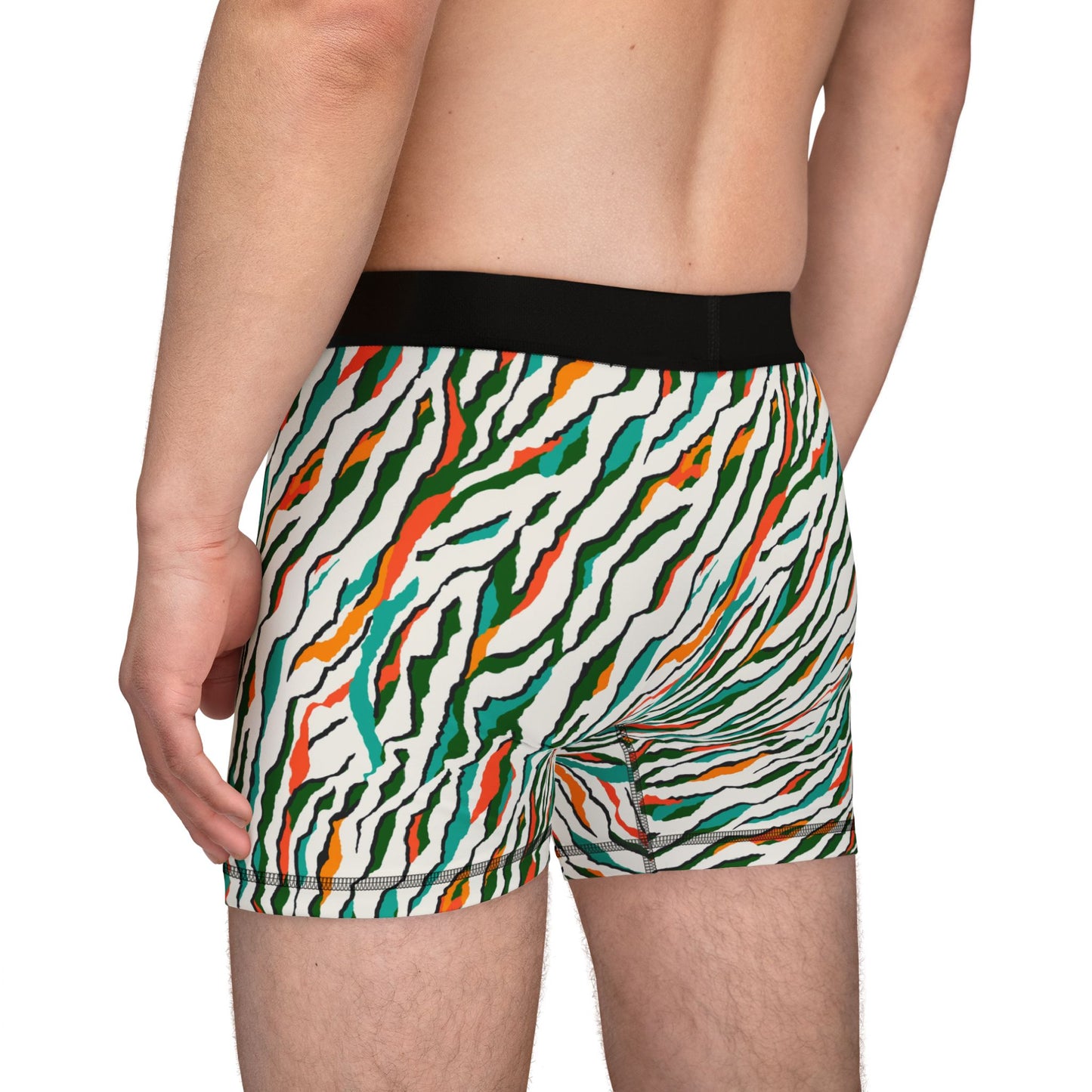 Colored Zebra Men's Boxers