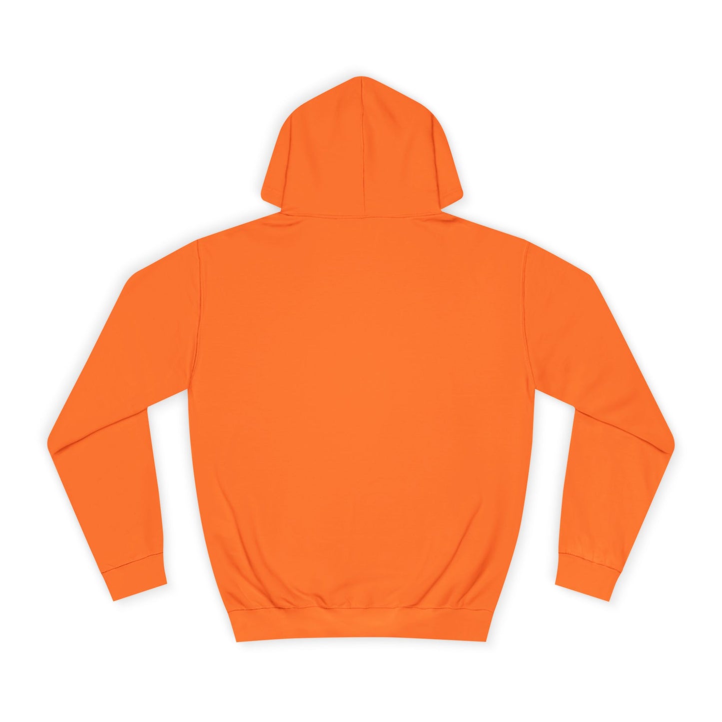 new york’s finest hoodie orange front view graphic nyc hoodie