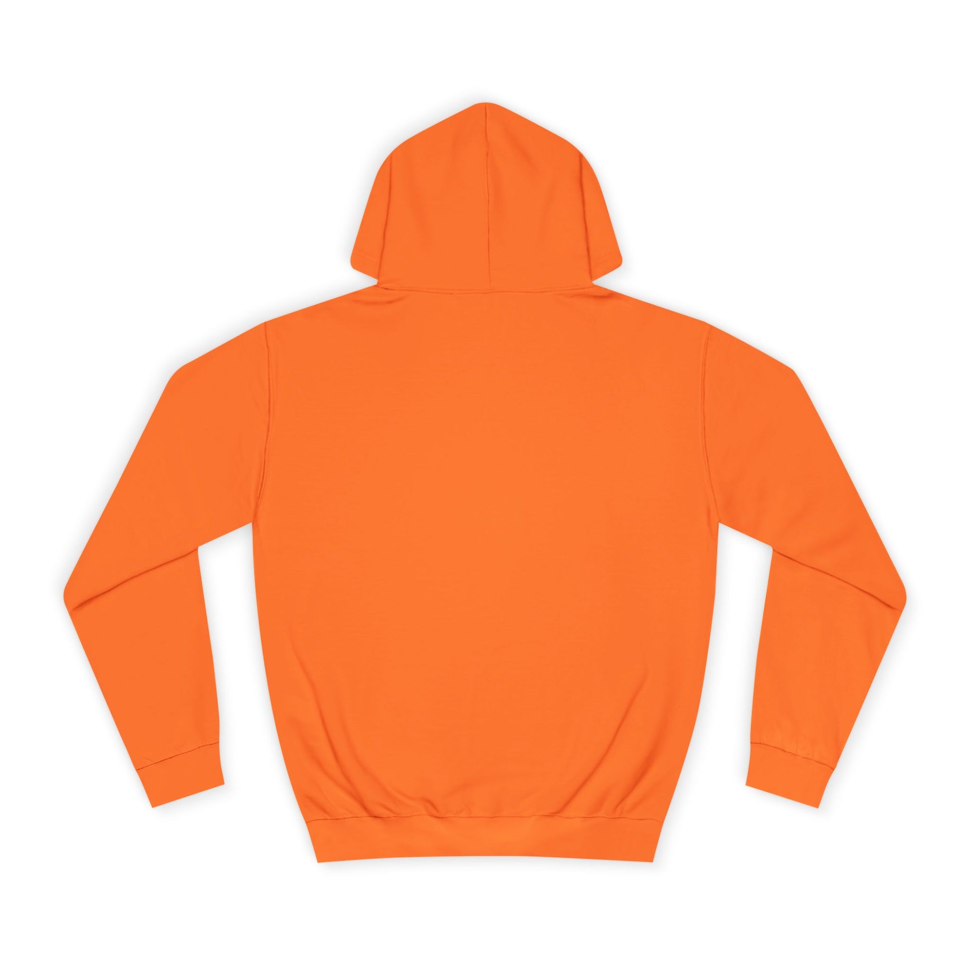 new york’s finest hoodie orange front view graphic nyc hoodie