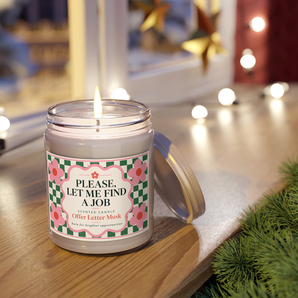 Please, Let Me Find A Job Candle – Funny Motivation Soy Candle