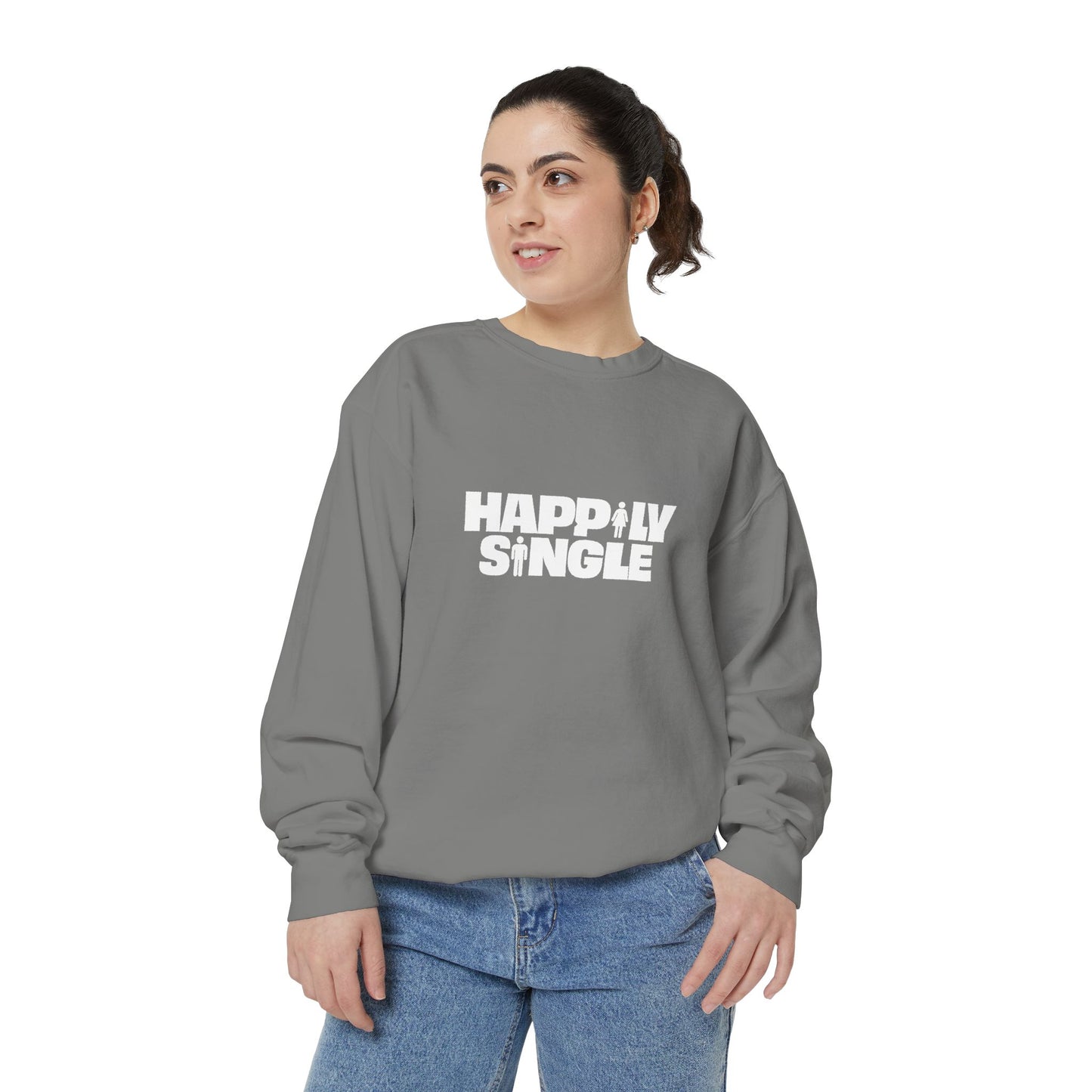 Happily Single Unisex Sweatshirt