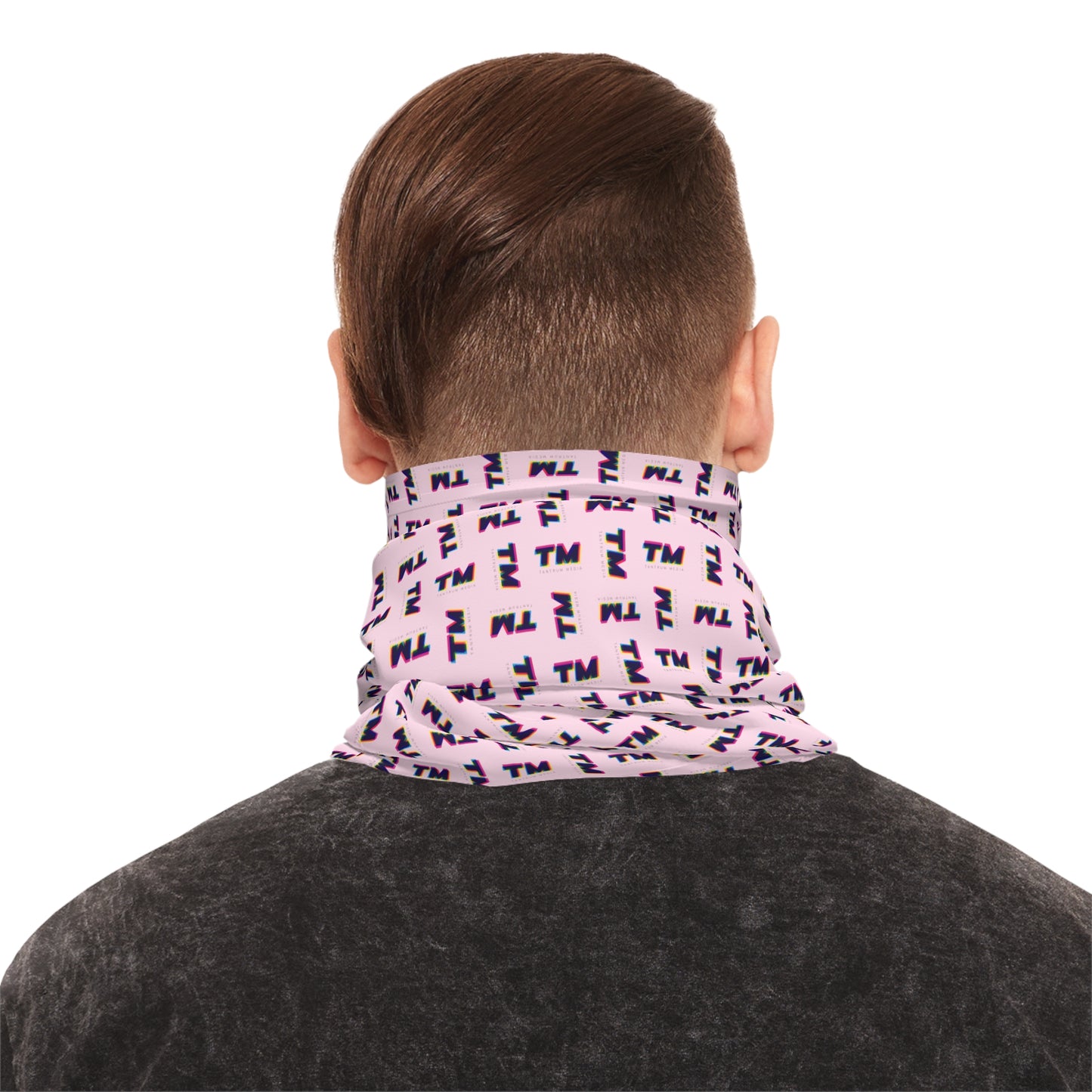 Tantrum Media Pattern - Pink Tube Scarf