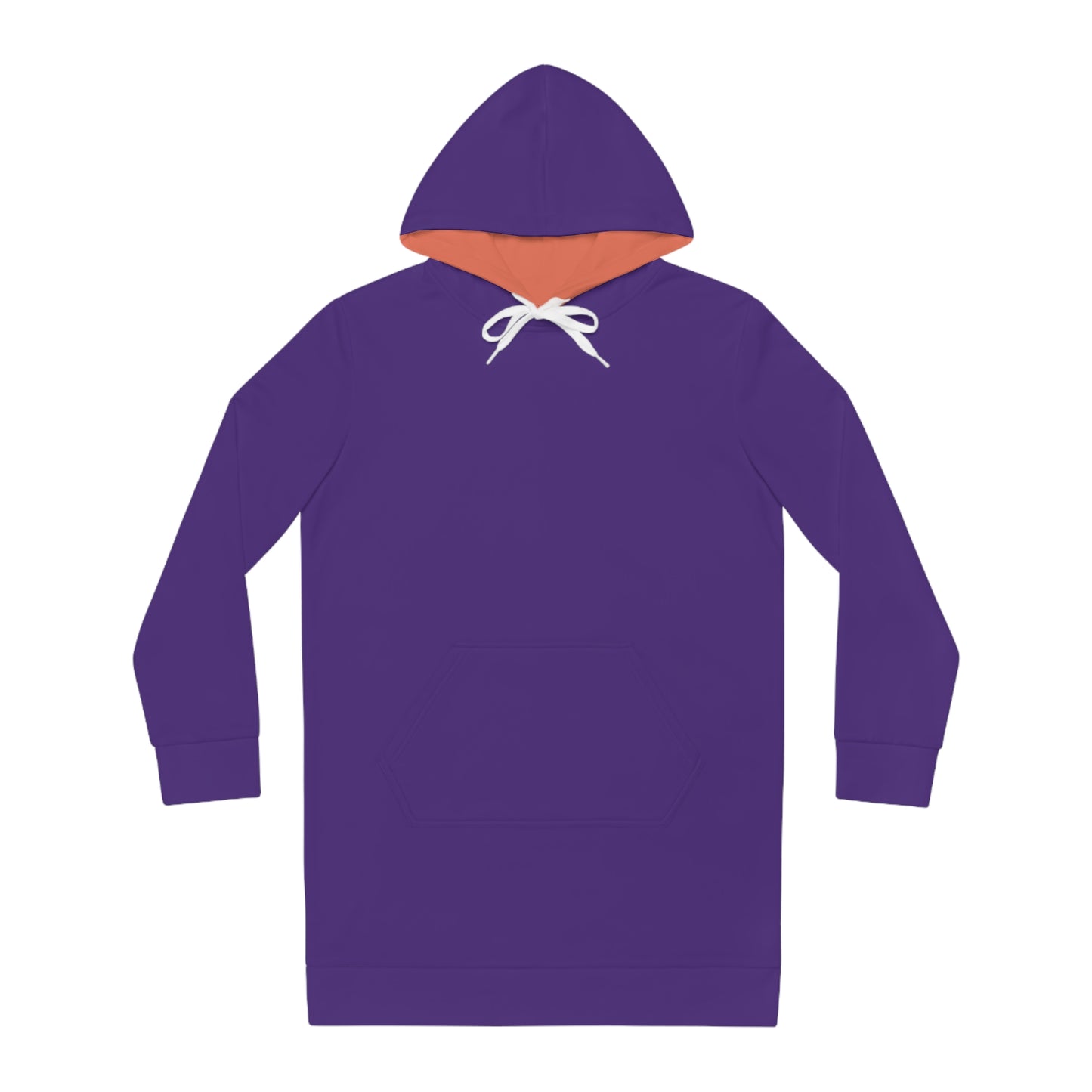 Purple & Orange Women's Hoodie Dress