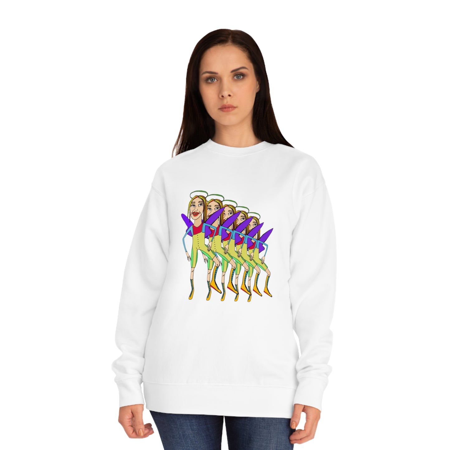 Angelic Sportsy Crew Sweatshirt