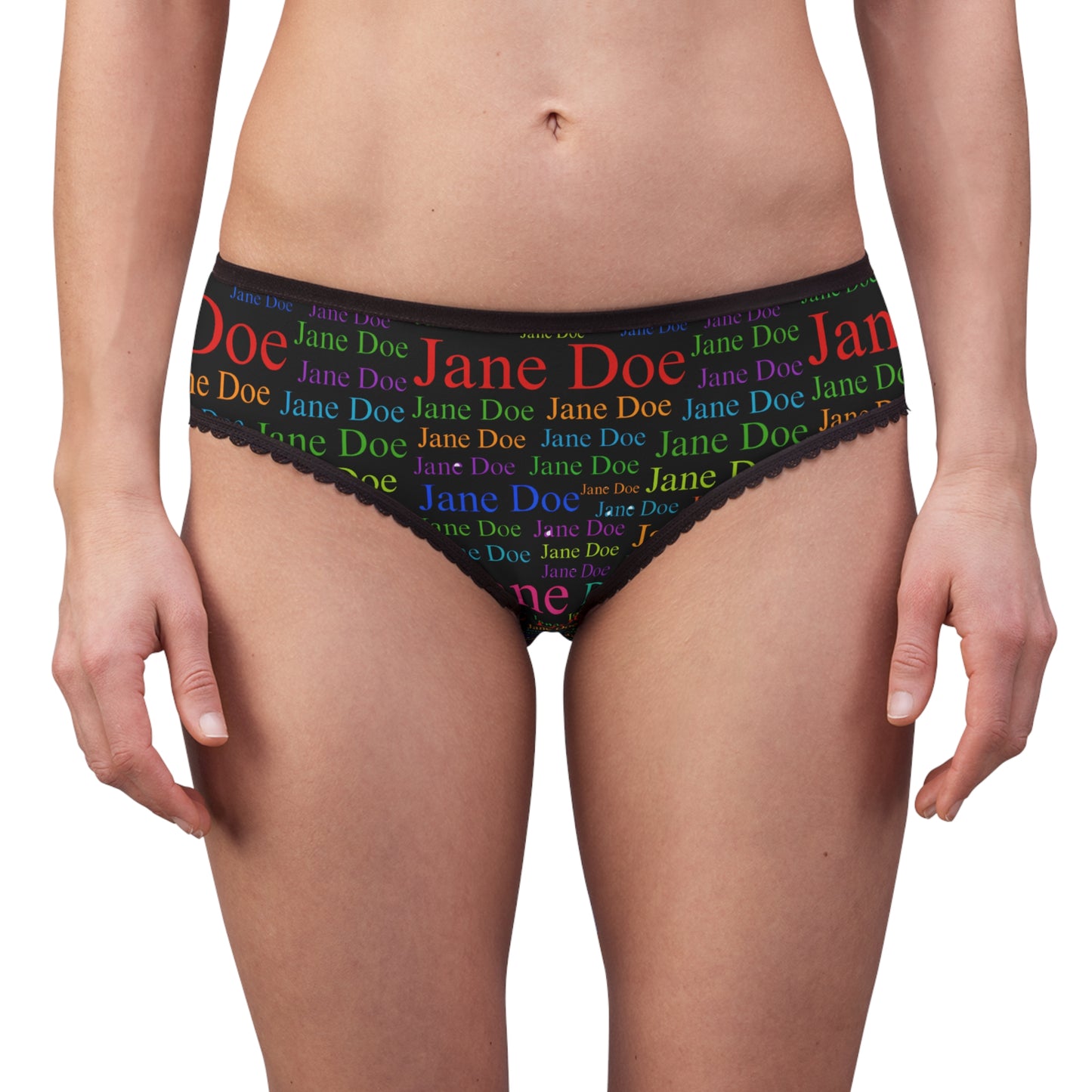 Jane Doe Women’s Thongs – Black Edition