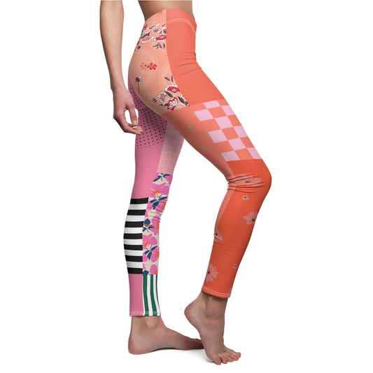 Patchwork Flowers Women's Leggings