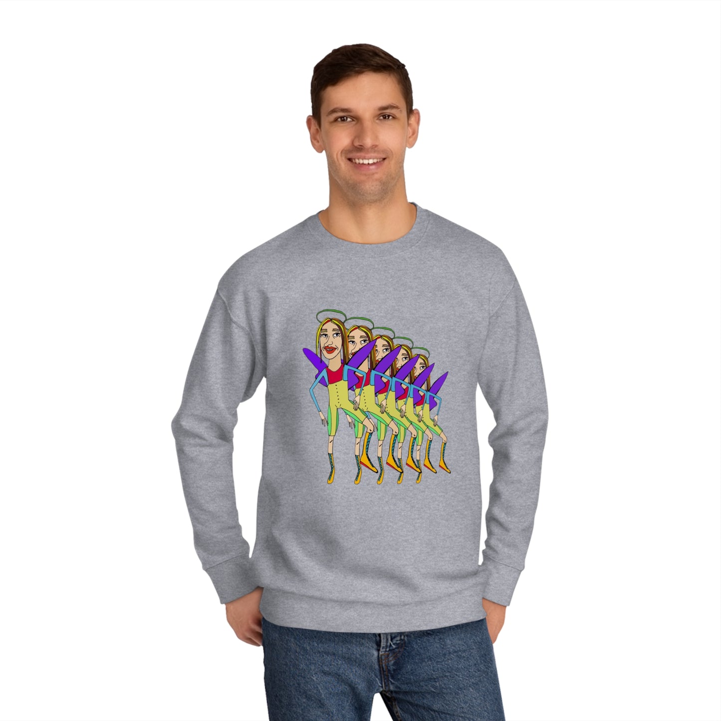 Angelic Sportsy Crew Sweatshirt