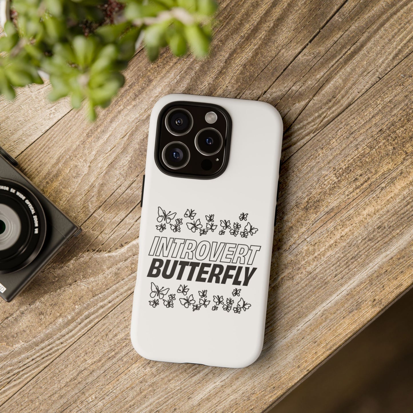 Introvert Butterfly Phone Case
