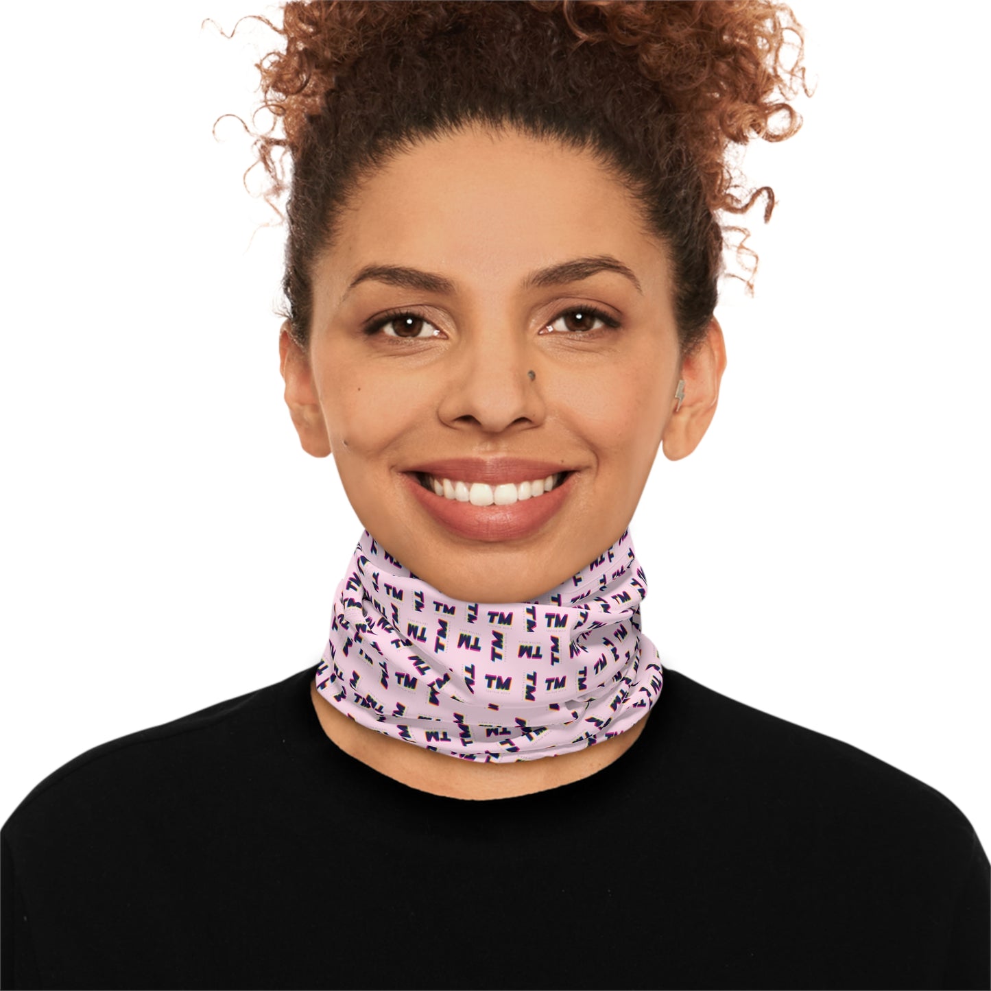 Tantrum Media Pattern - Pink Tube Scarf