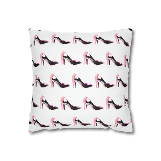 High Heel Square Pillow Case