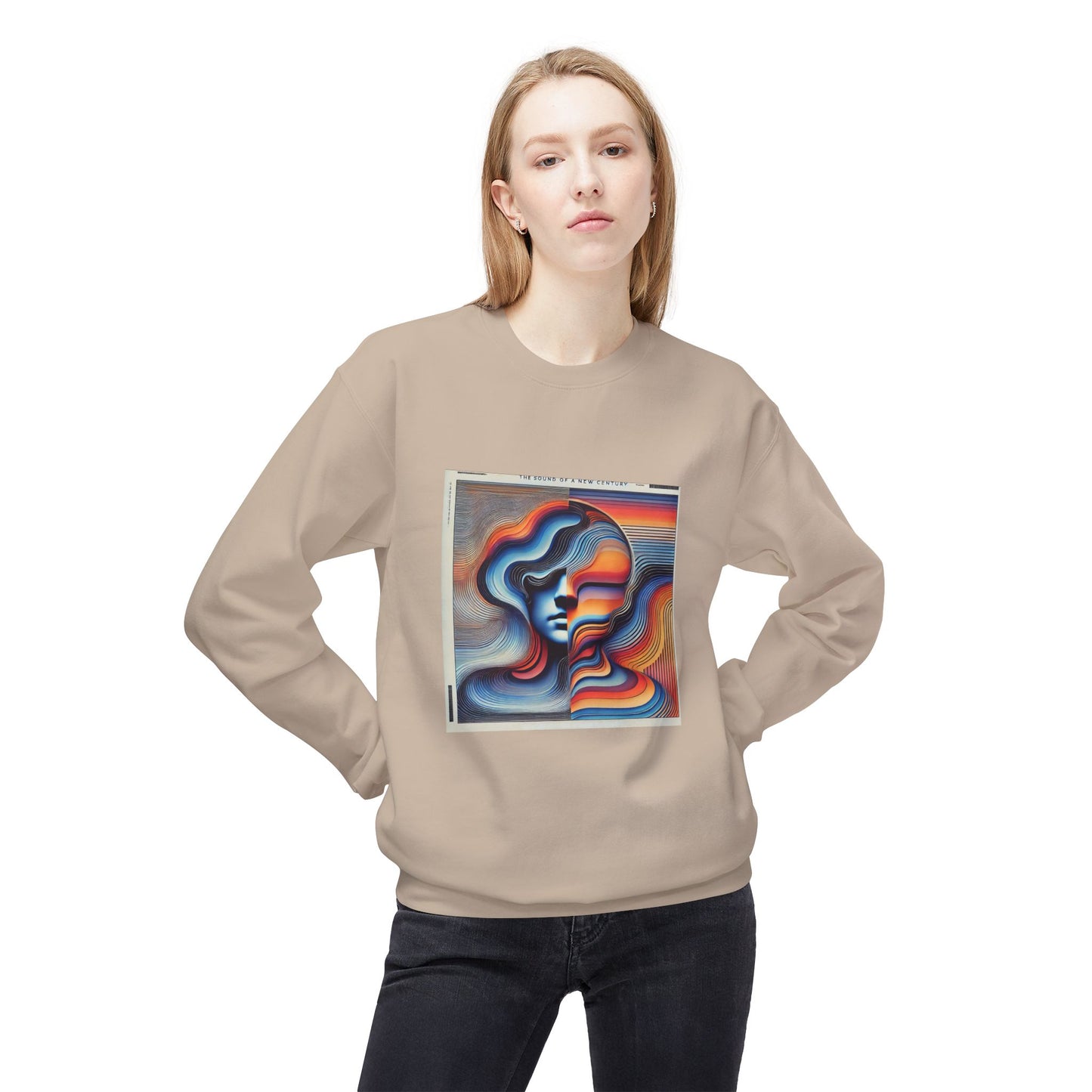 Imaginary French Kicks Album Cover Sweatshirt