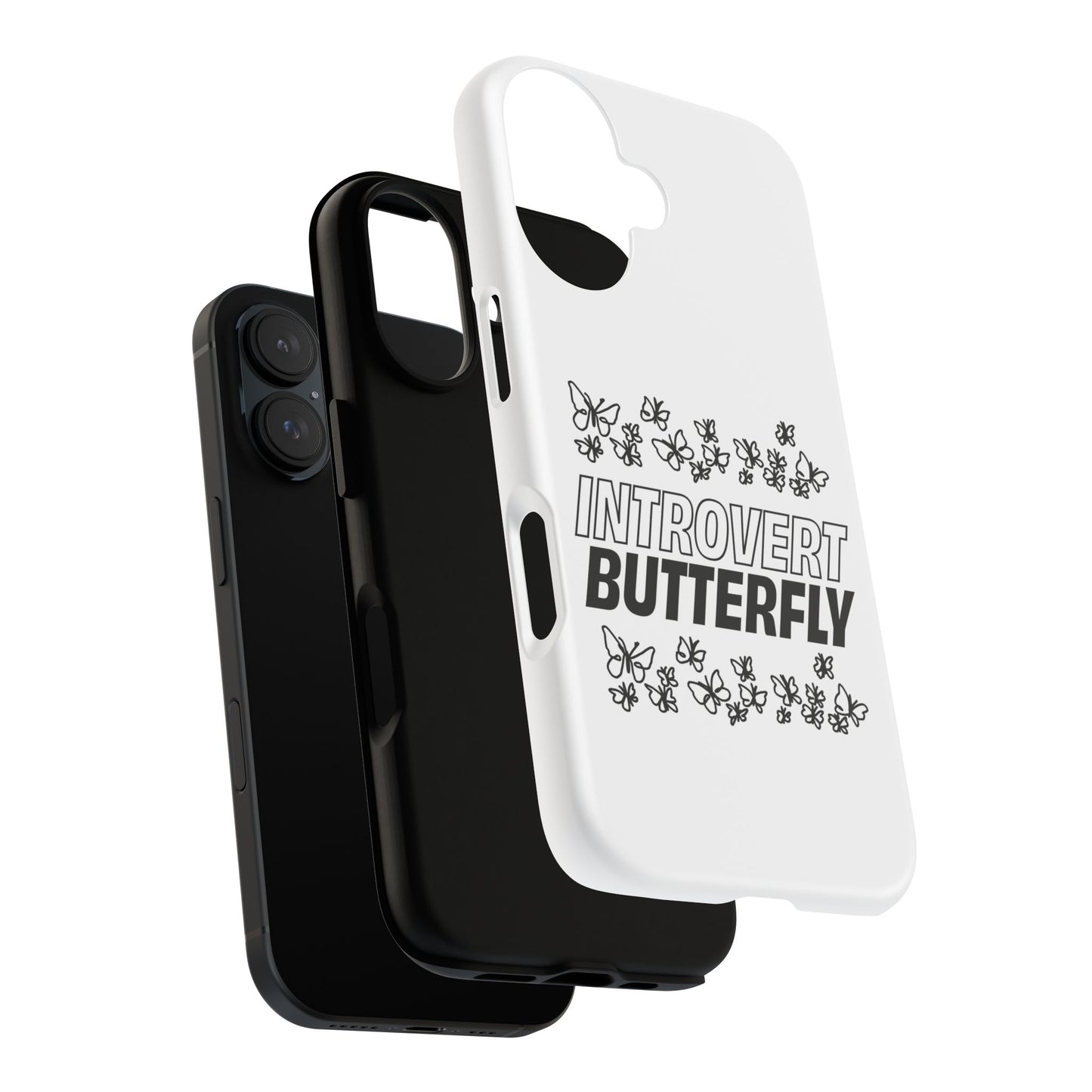Introvert Butterfly Phone Case