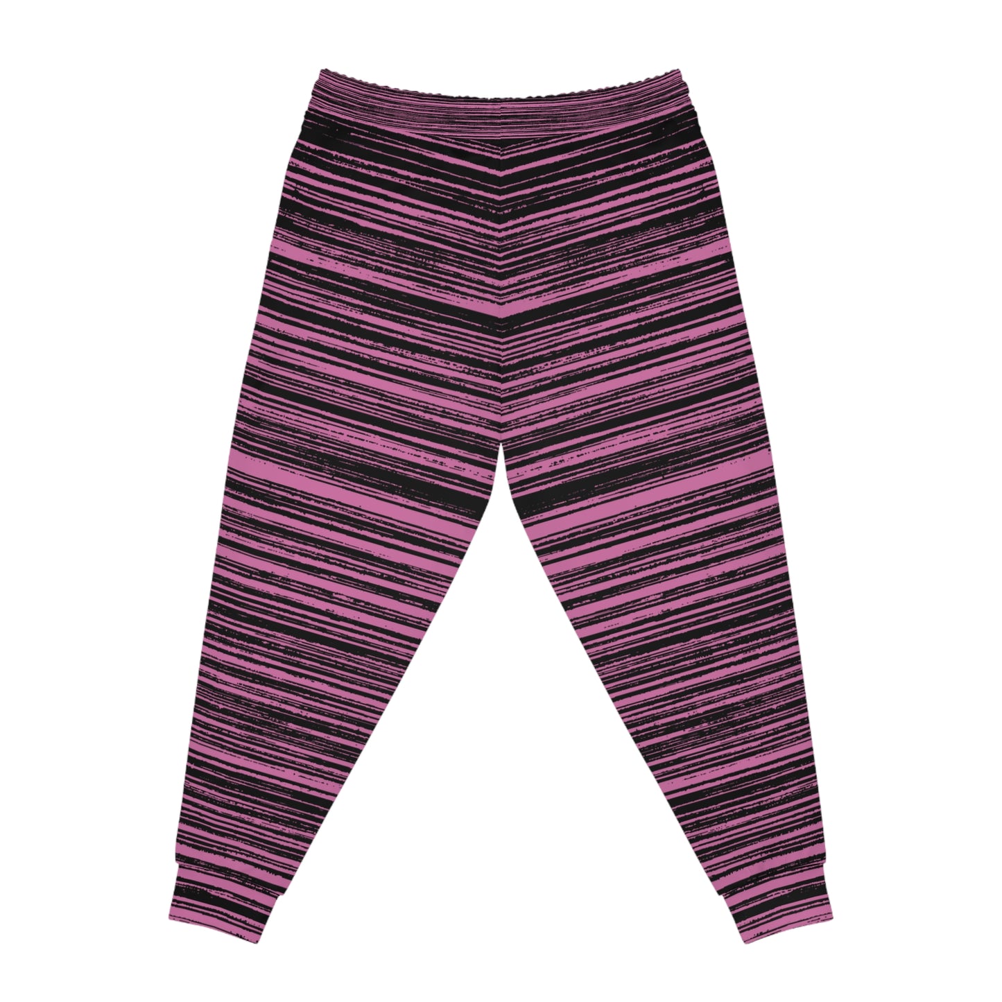 Black and Pink Striped Joggers