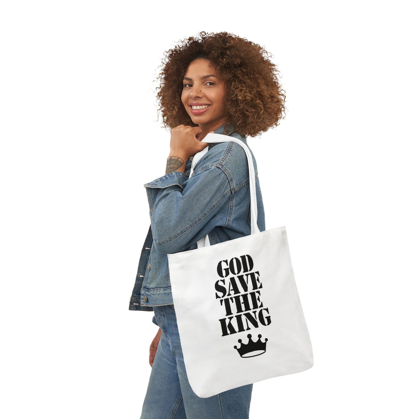 God Save The King Tote Bag
