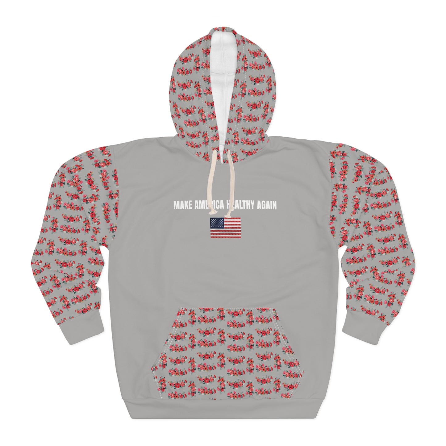 Make America Healthy Again (M A H A) Florals Unisex Hoodie