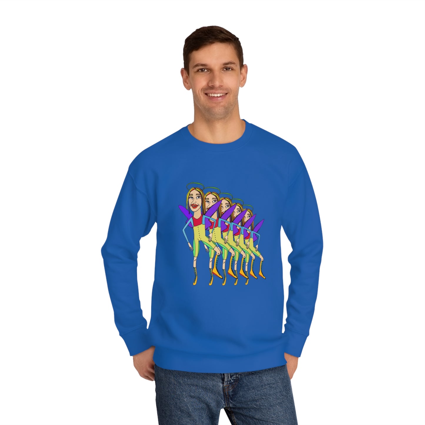 Angelic Sportsy Crew Sweatshirt