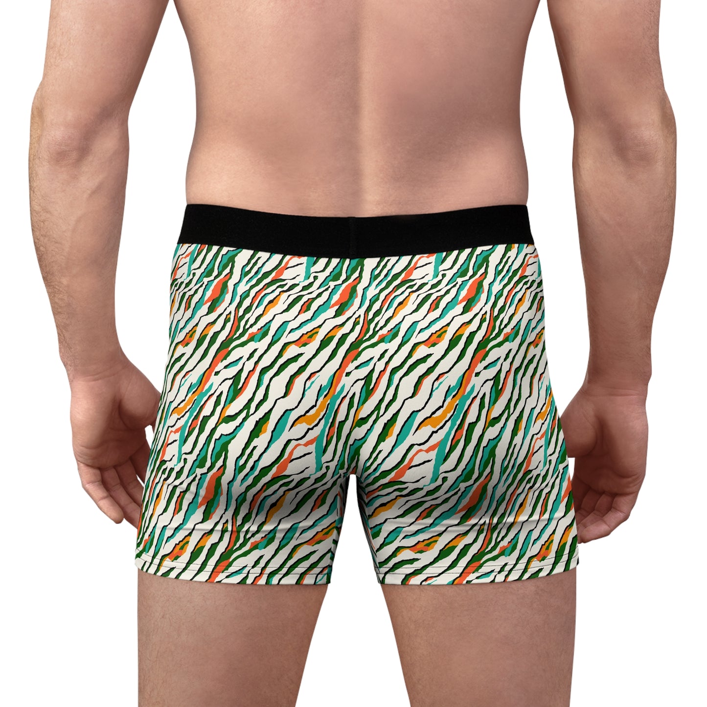 Colored Zebra Men's Boxers