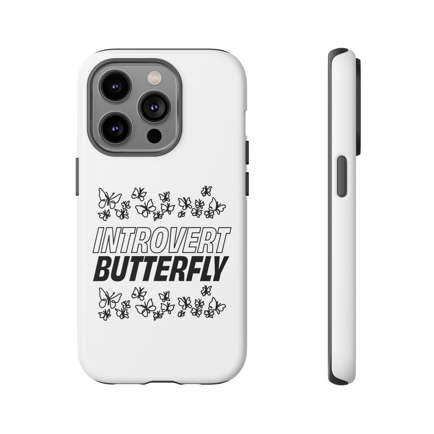 Introvert Butterfly Phone Case