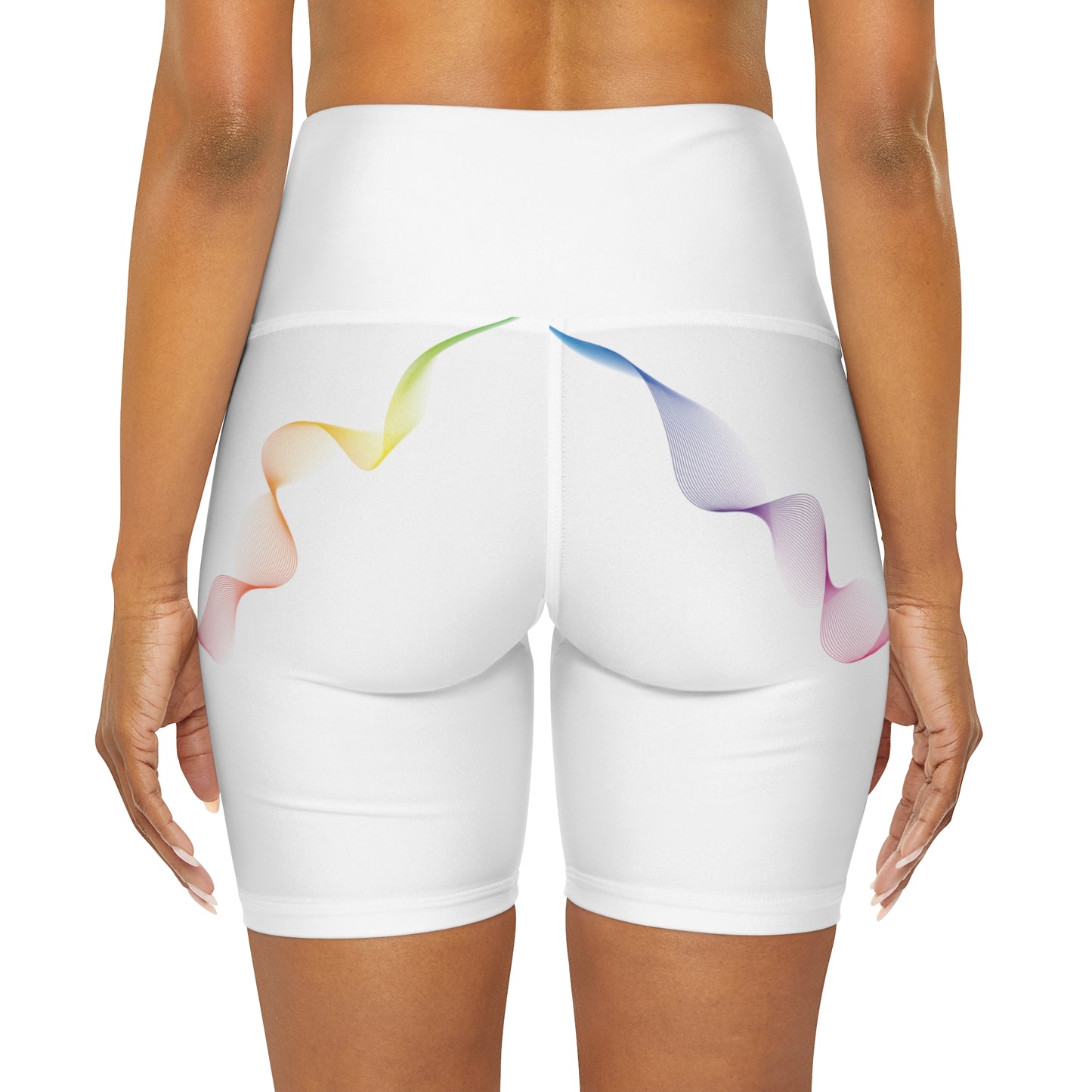 417 Hz Frequency Yoga Shorts