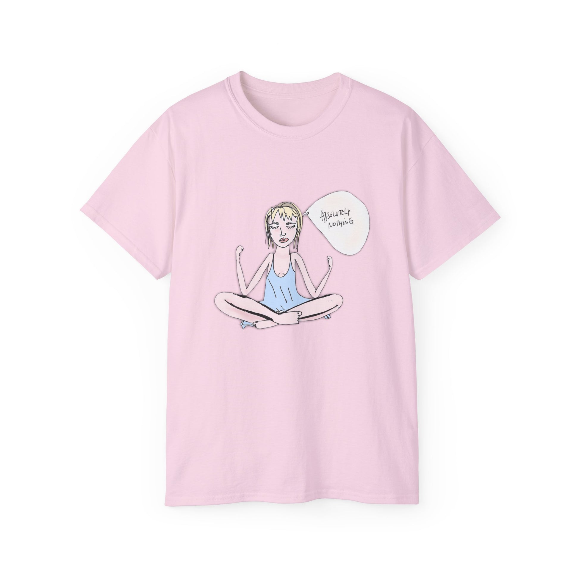 Pink Log Out graphic T-shirt product image