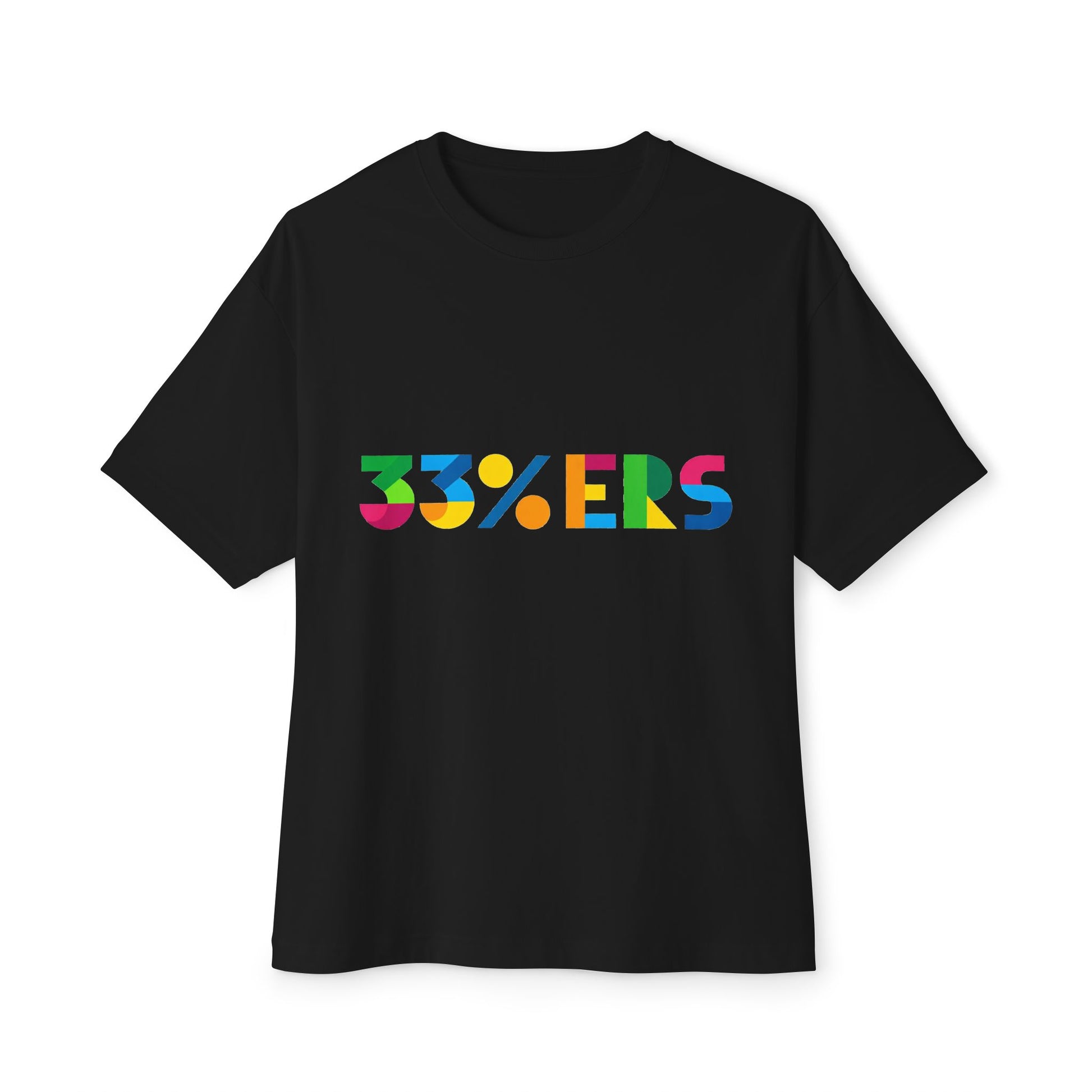 33%ers black graphic t-shirt streetwear unisex think for yourself tee