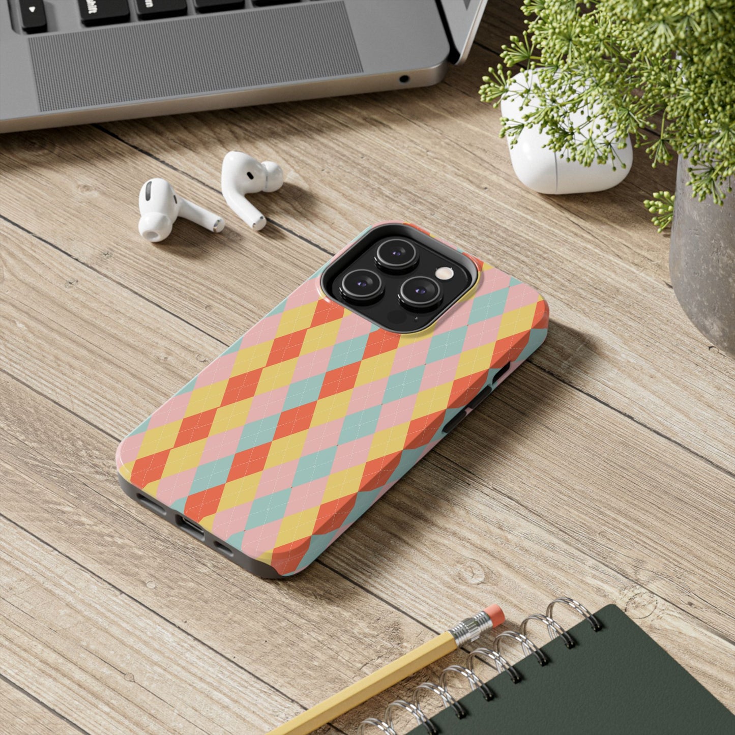 Argyle Tough Phone Case