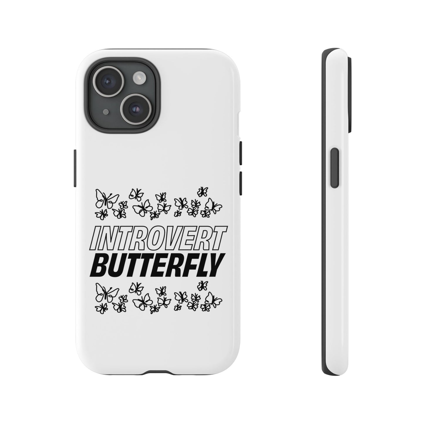 Introvert Butterfly Phone Case