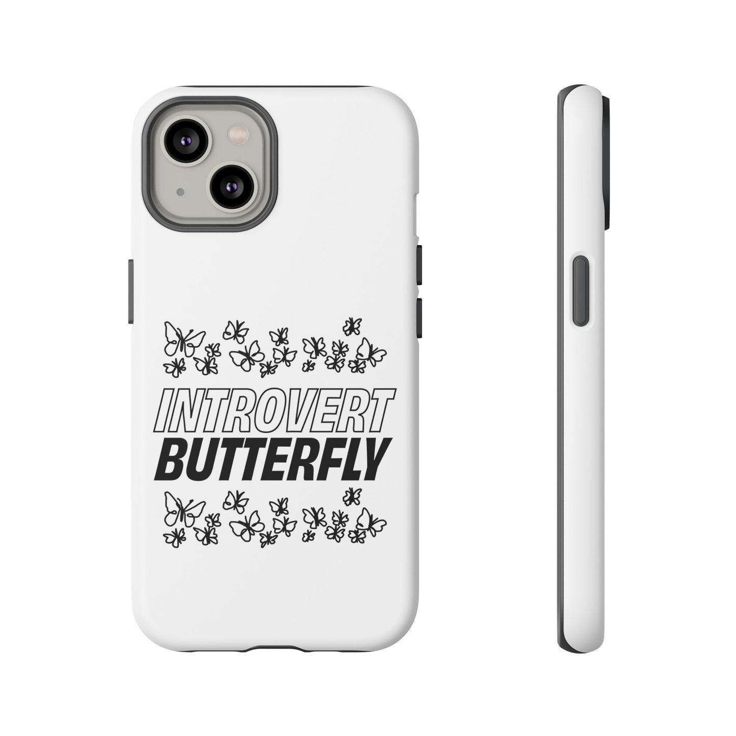 Introvert Butterfly Phone Case
