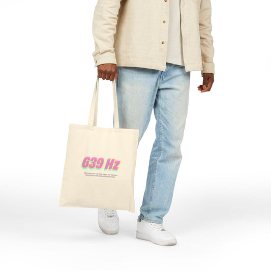 639 Hz Frequency Tote Bag