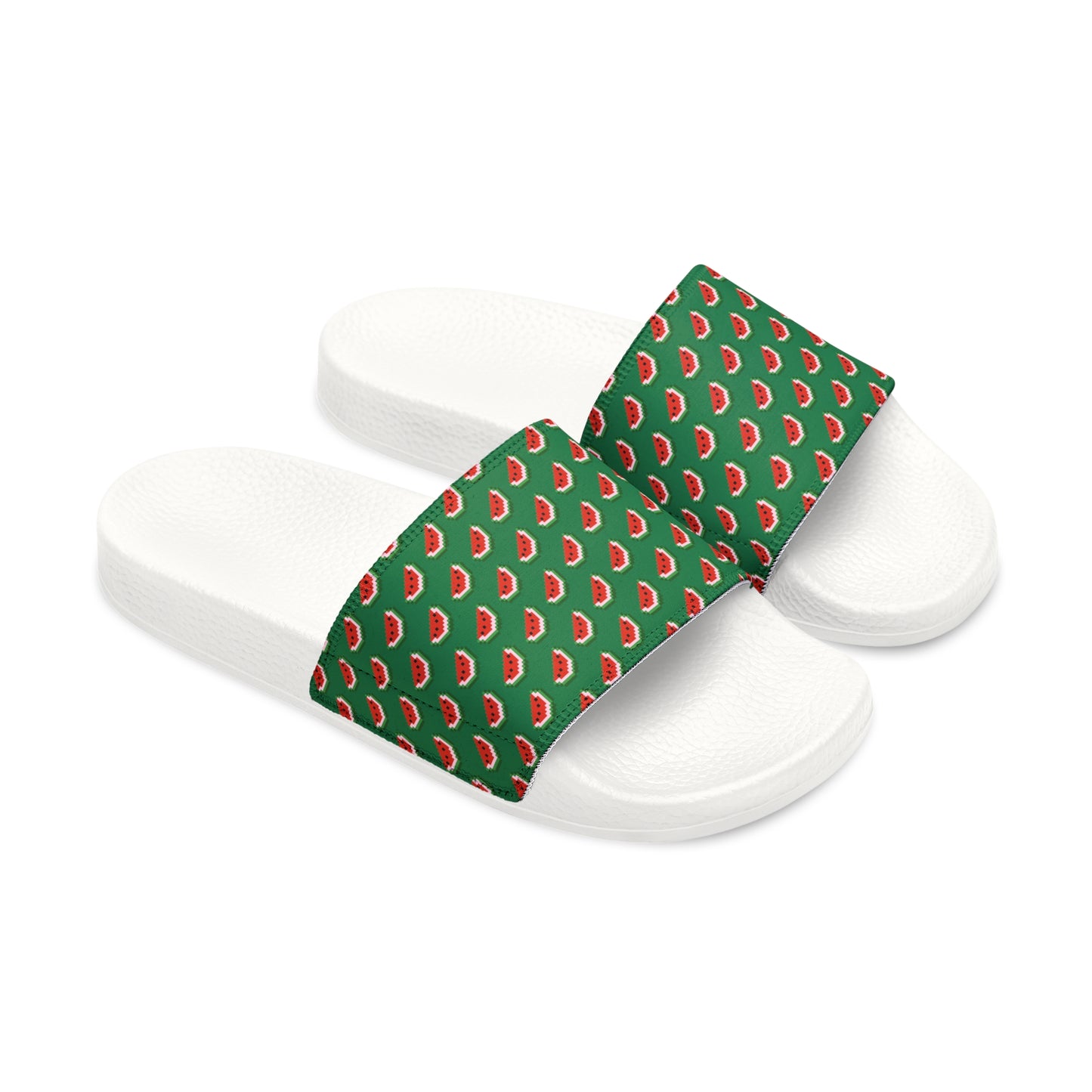 8-bit Strawberry Men's Slide Sandals