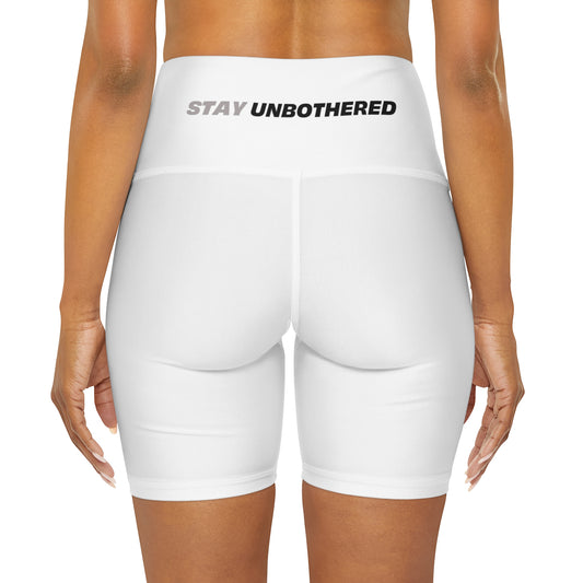 Stay Unbothered High Waisted Yoga Shorts