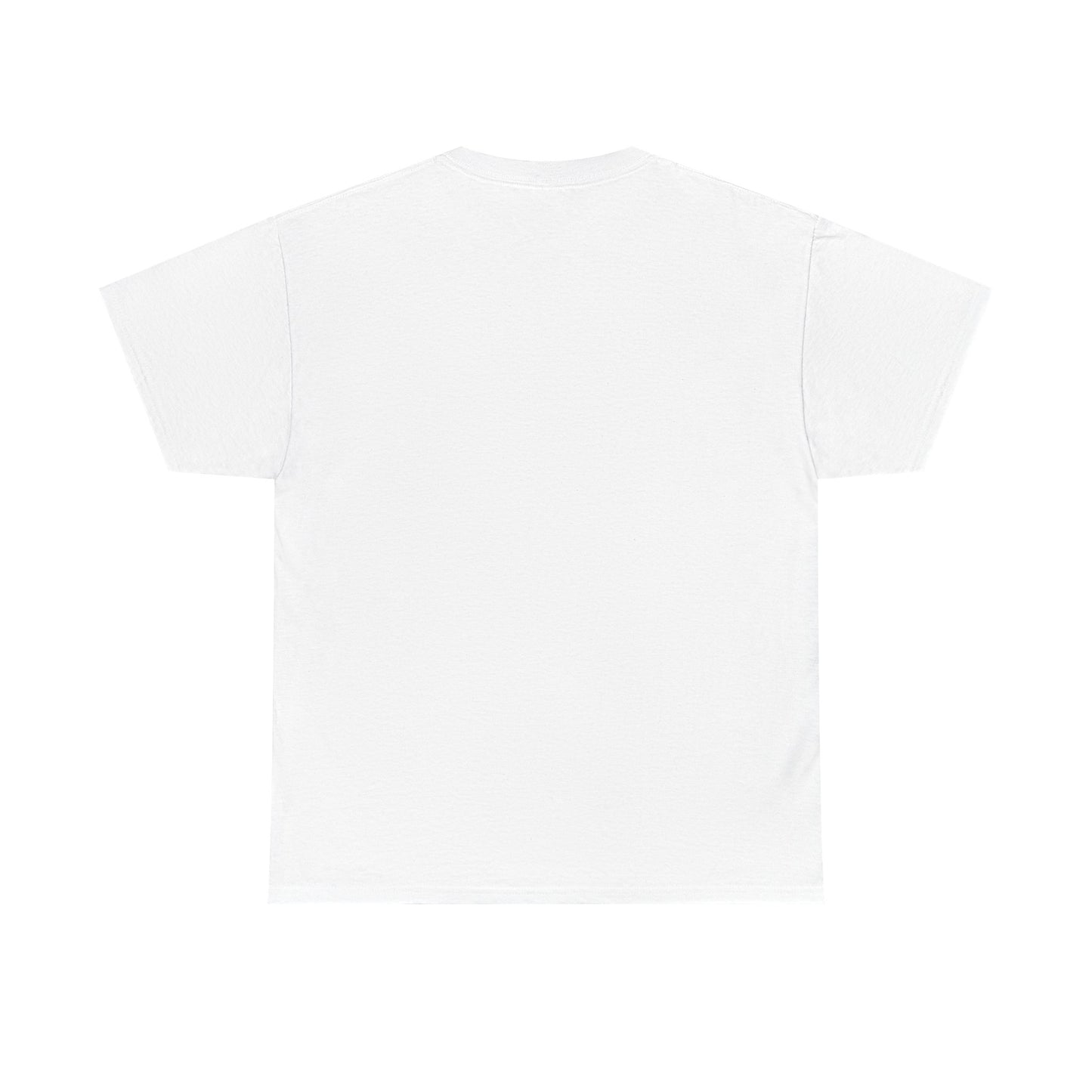Back view of Camera Off unisex T-shirt minimalist remote work humor graphic tee