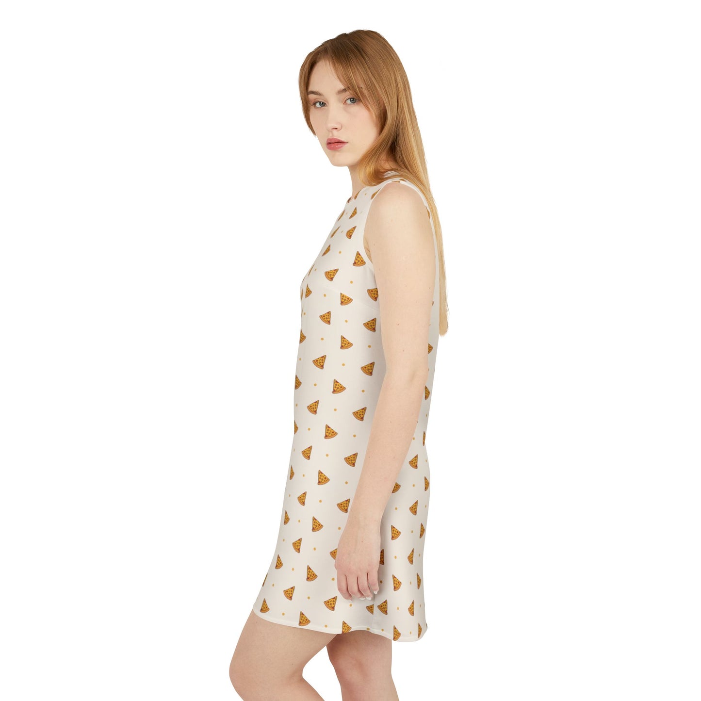 Pizza Party Sleeveless Dress