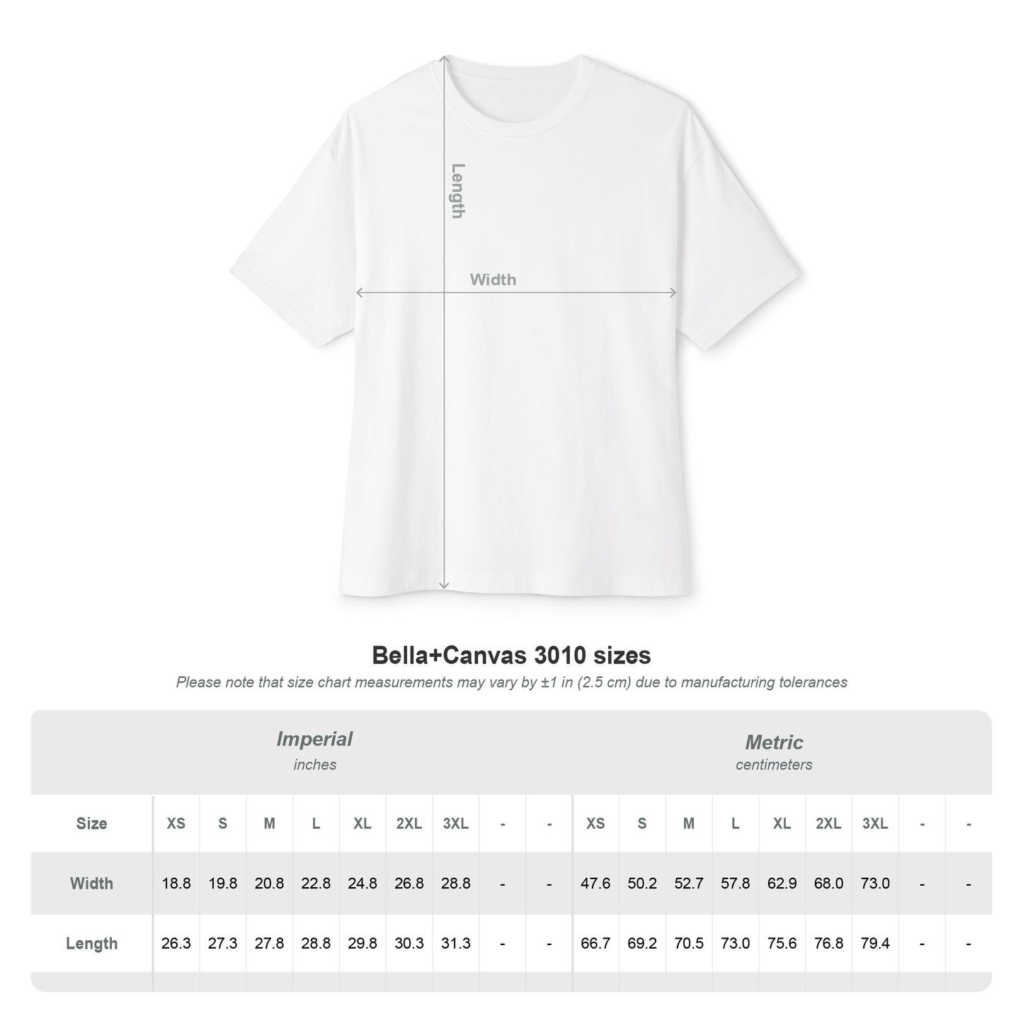 33%ers t-shirt size chart unisex measurements cotton boxy fit guide