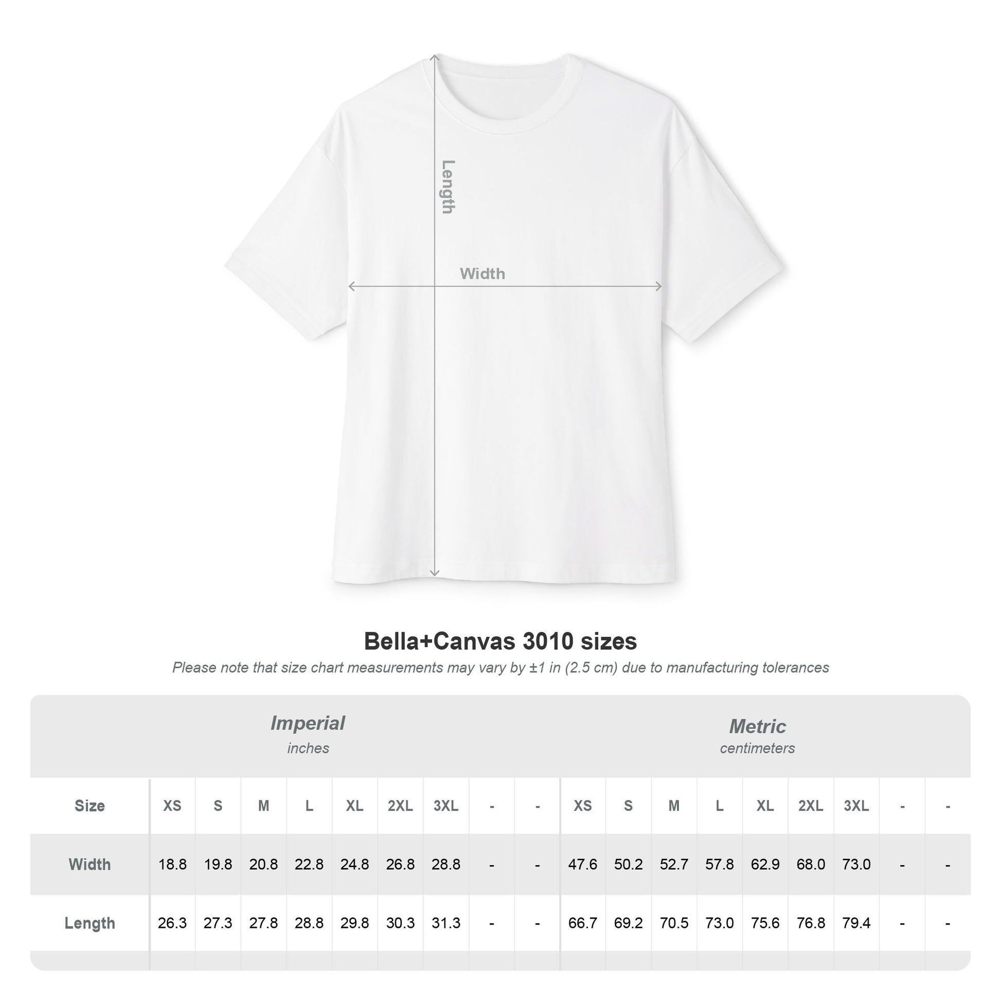 33%ers t-shirt size chart unisex measurements cotton boxy fit guide