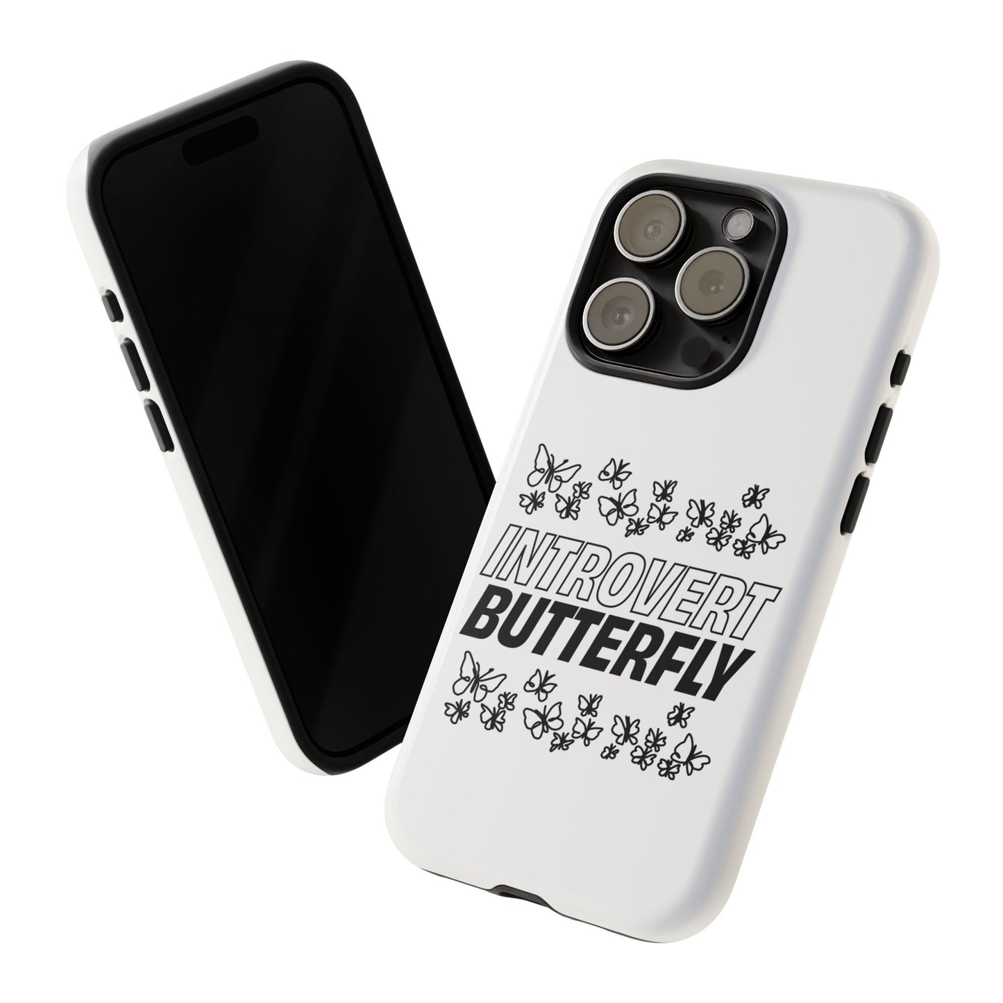 Introvert Butterfly Phone Case