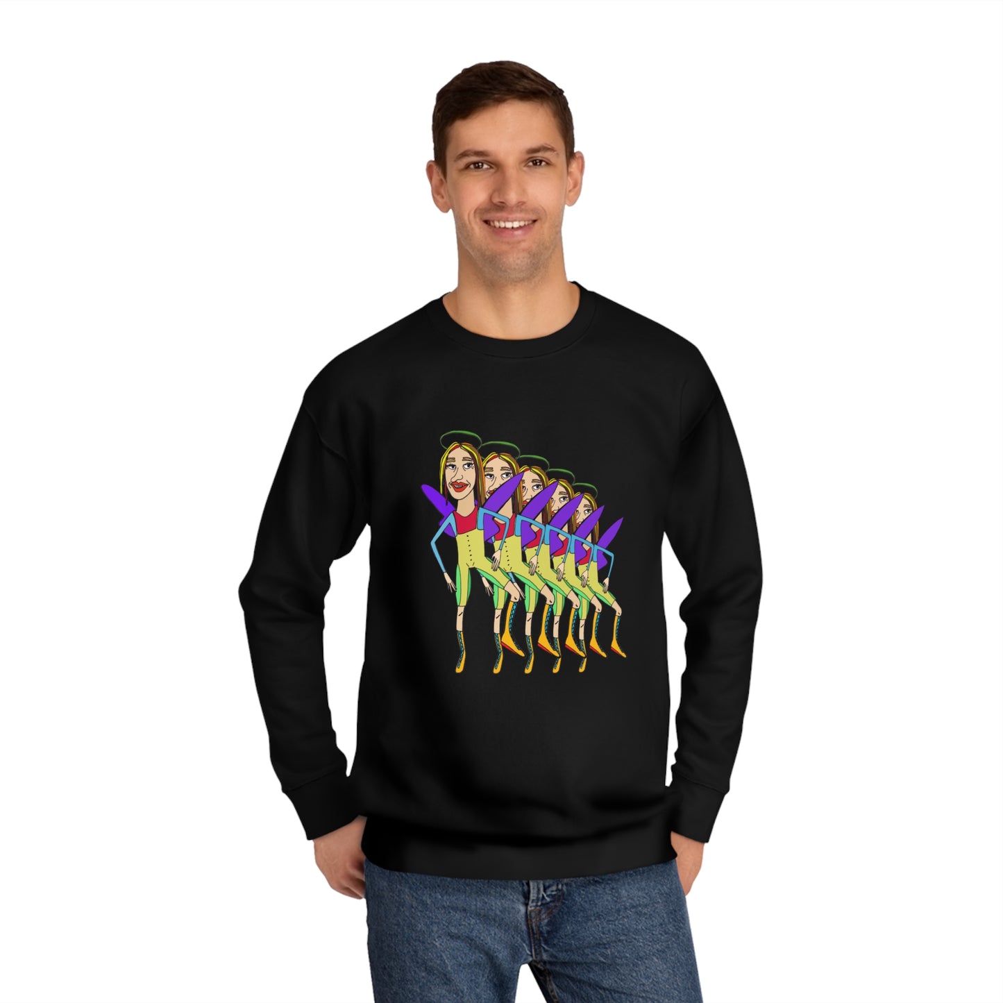 Angelic Sportsy Crew Sweatshirt