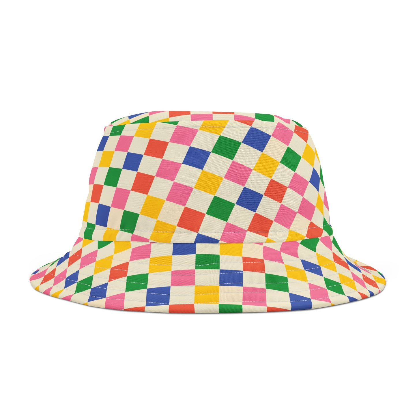 Colored Squares Bucket Hat