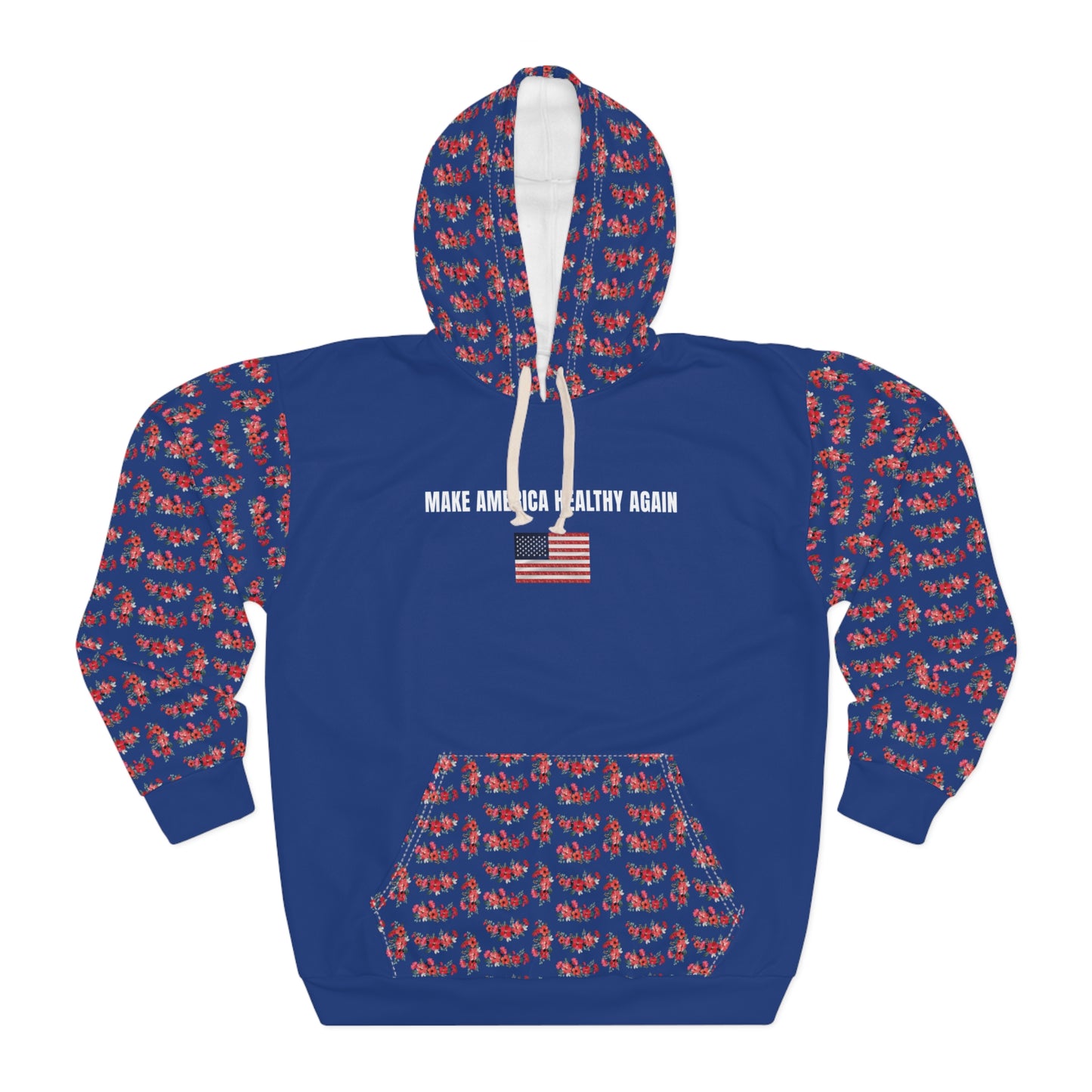 Make America Healthy Again (M A H A) Florals Unisex Hoodie