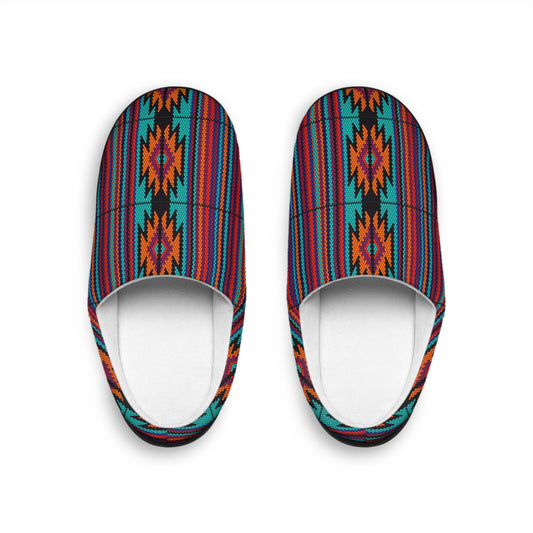 Azteca Pattern Women's Slippers