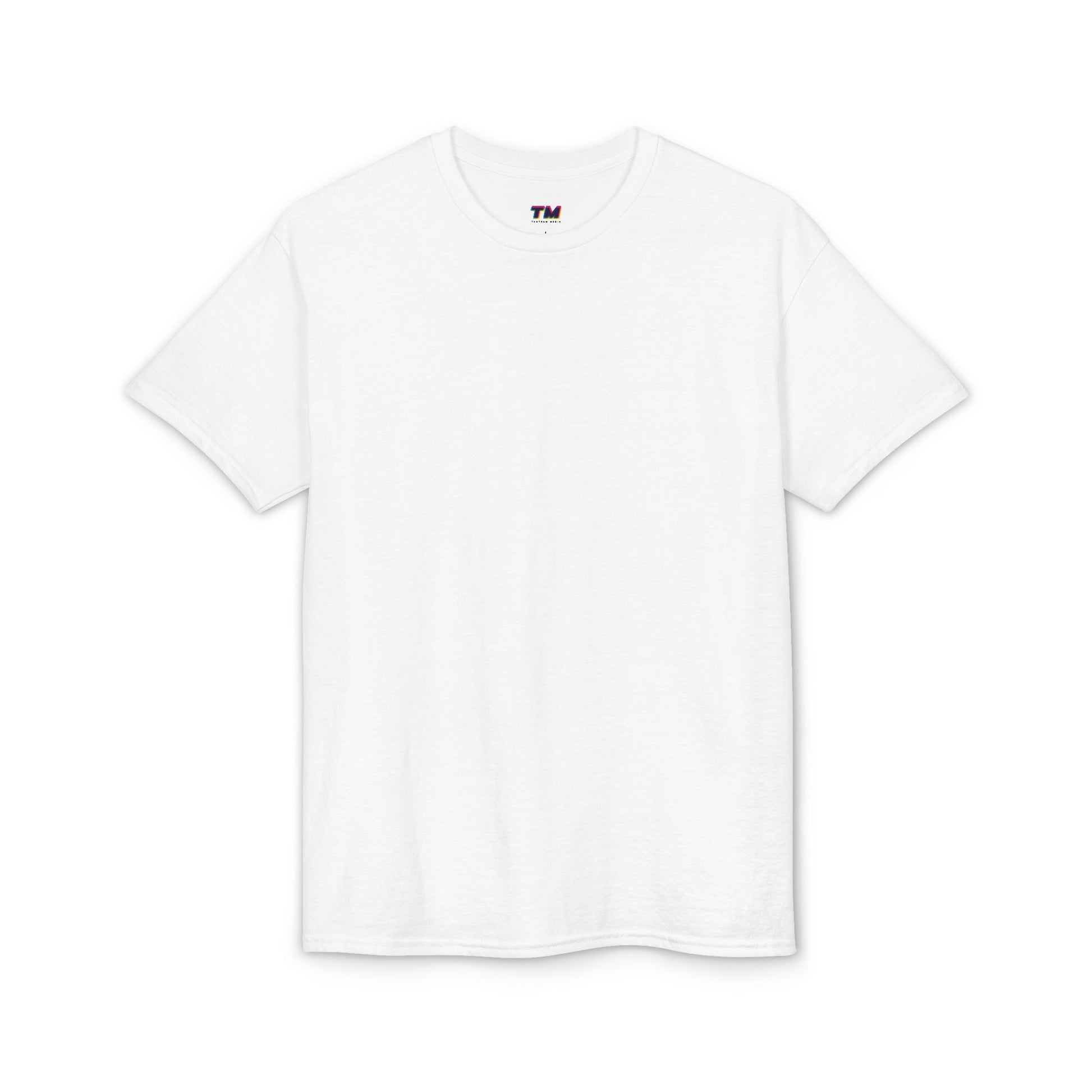 Back view of the white 2026 World Cup retro graphic football T-shirt.